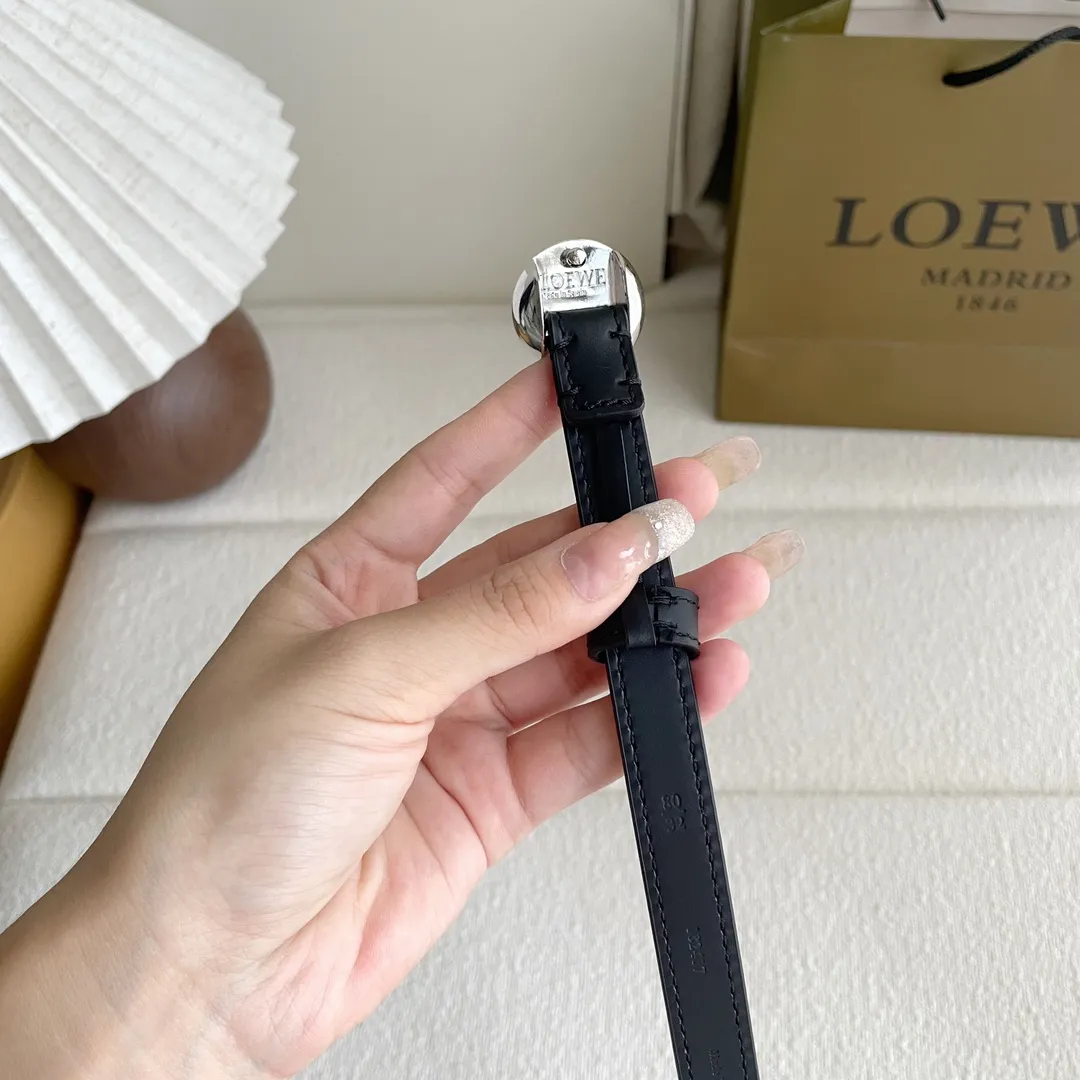 ロエウエ ブラック ベルト 1.5cm - 画像 (4)