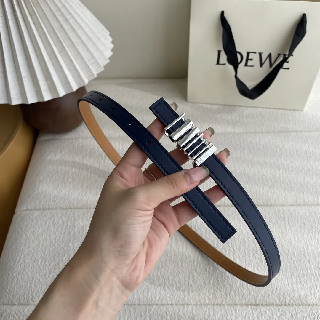 Loewe ブルー 幾何学デザイン ベルト - 画像 (3)