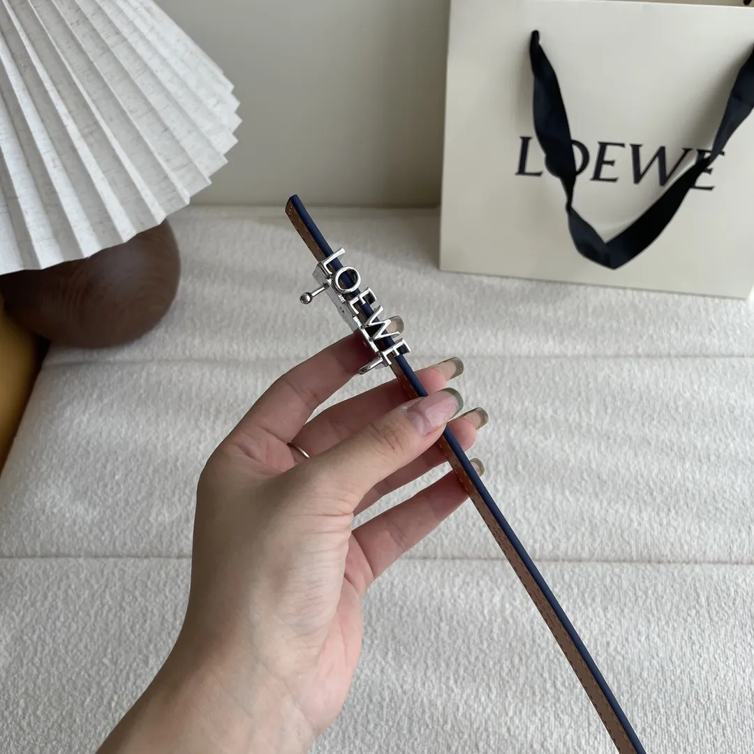 Loewe ブルー 幾何学デザイン ベルト - 画像 (4)