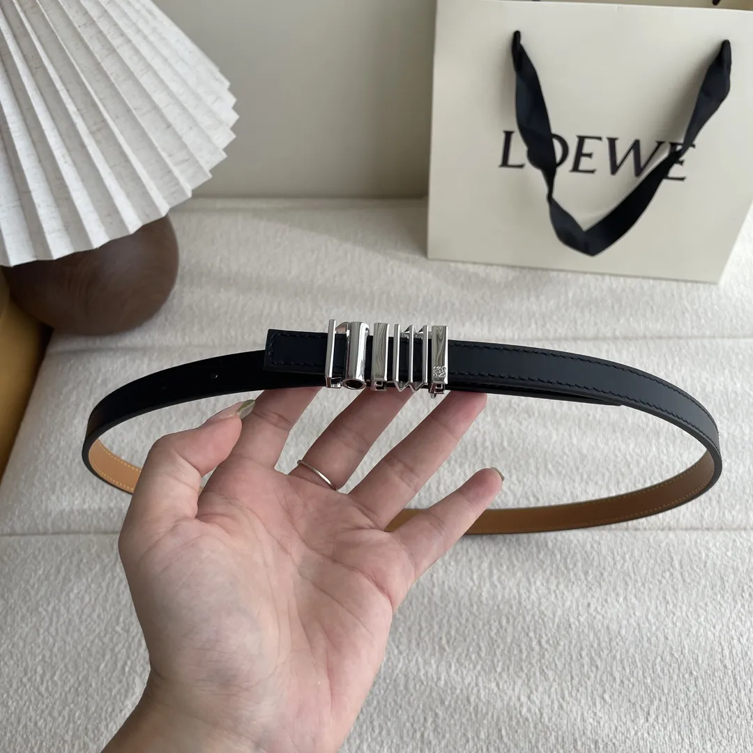 Loewe ブラック クラシックレザーベルト - 画像 (6)