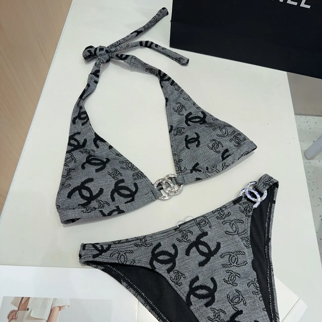 CHANEL グレー バイカラービキニ - 画像 (3)