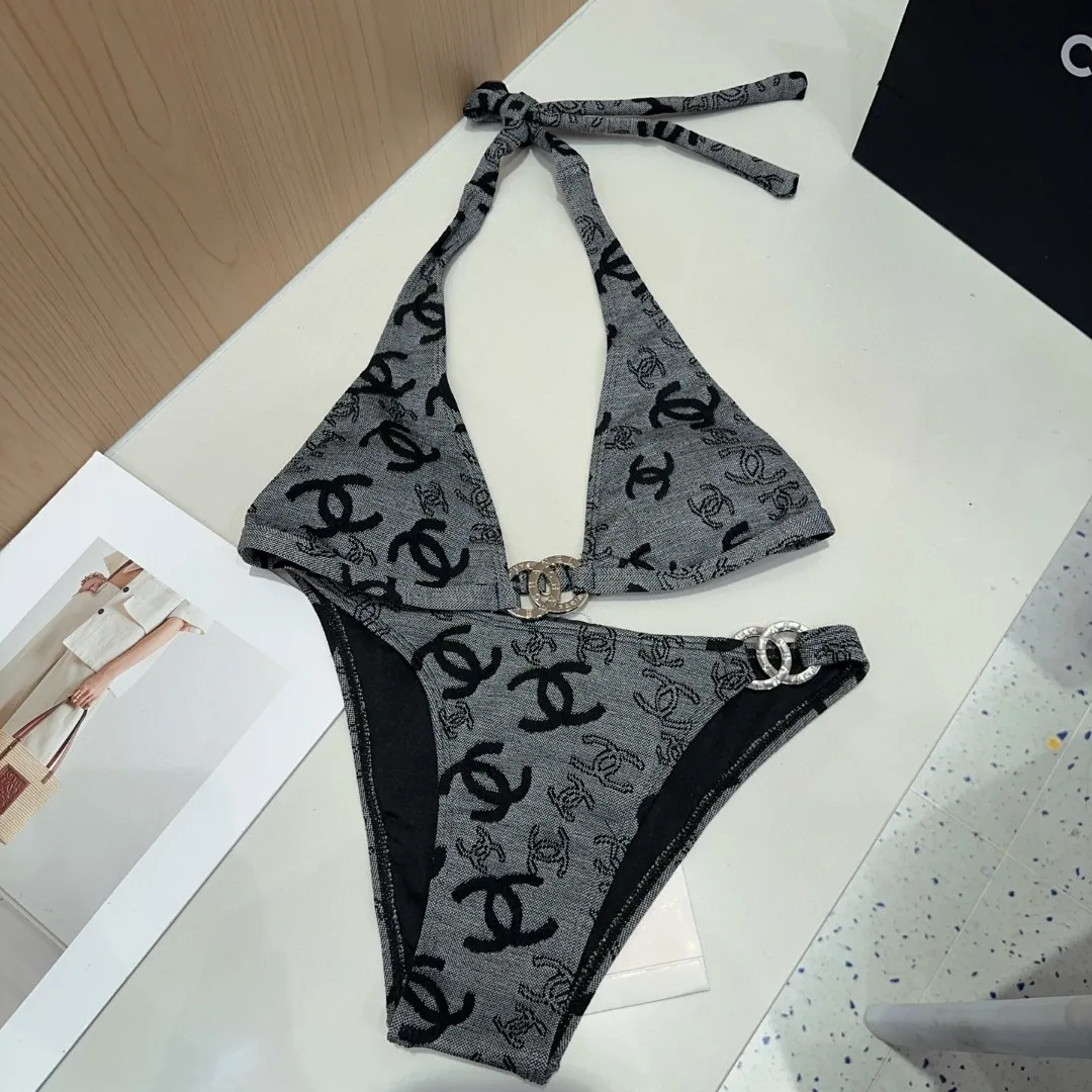 CHANEL グレー バイカラービキニ - 画像 (4)