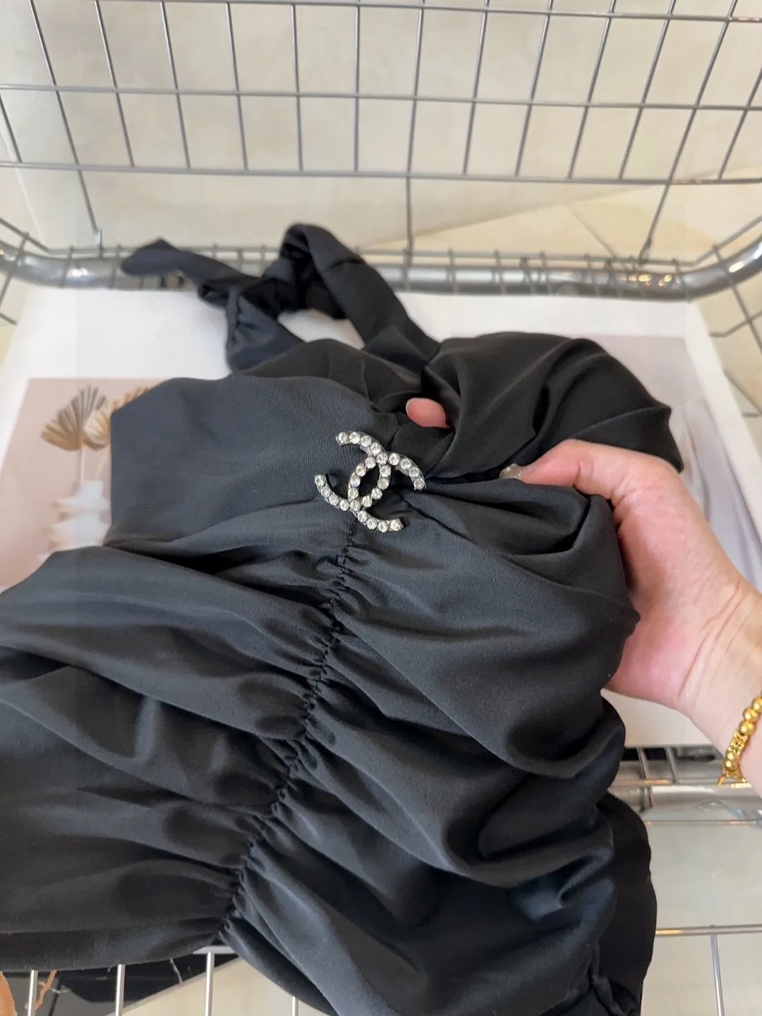 CHANEL黒ワンピース水着ハALTERネック - 画像 (11)