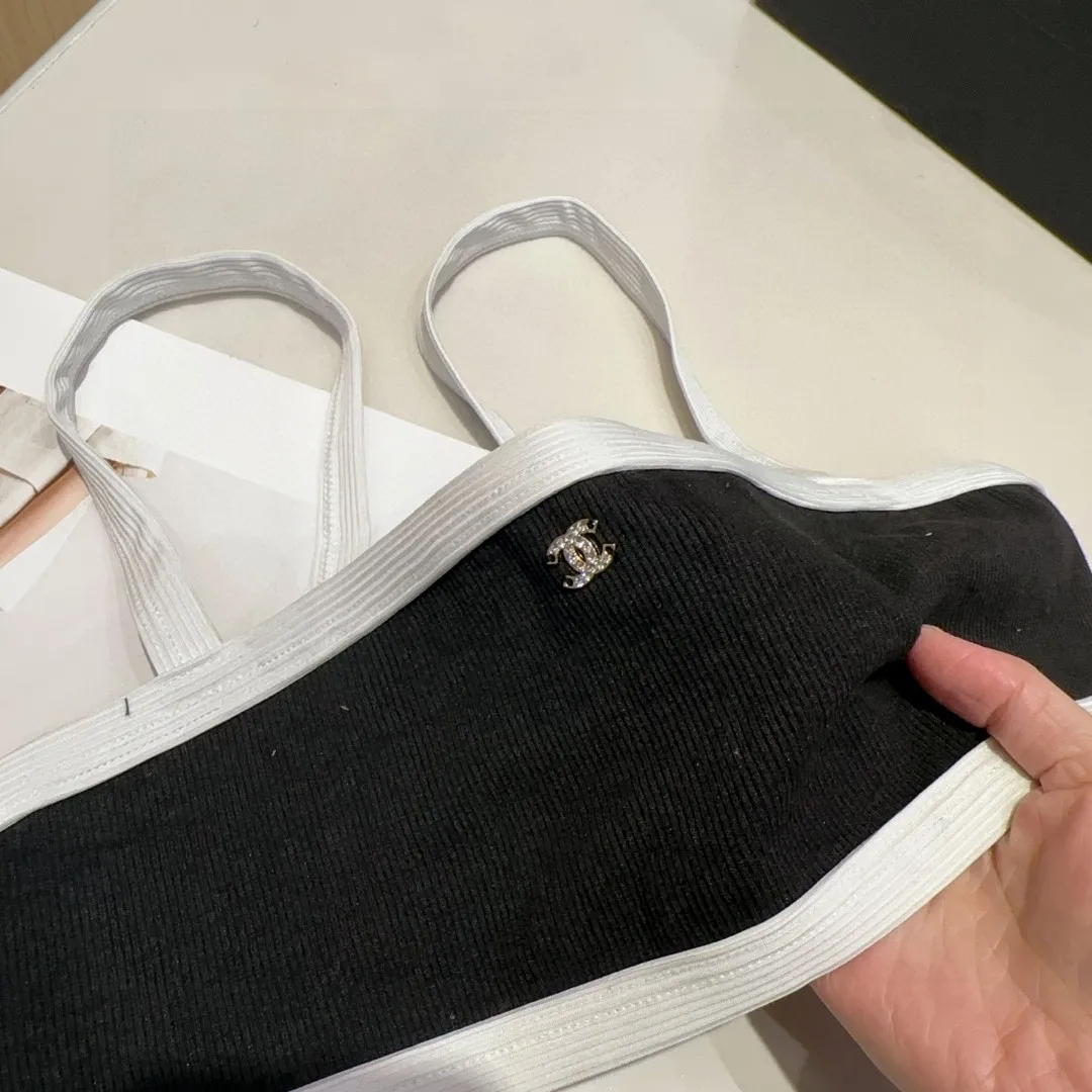 CHANEL黒白ビキニセットSMLサイズ - 画像 (6)