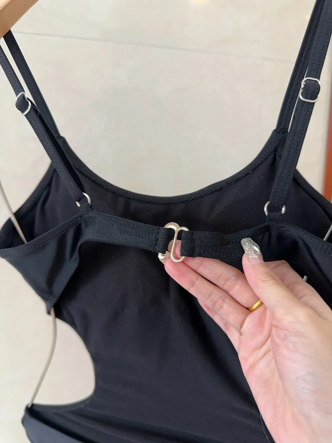 CHANEL黒ワンピース水着SMLサイズ - 画像 (8)