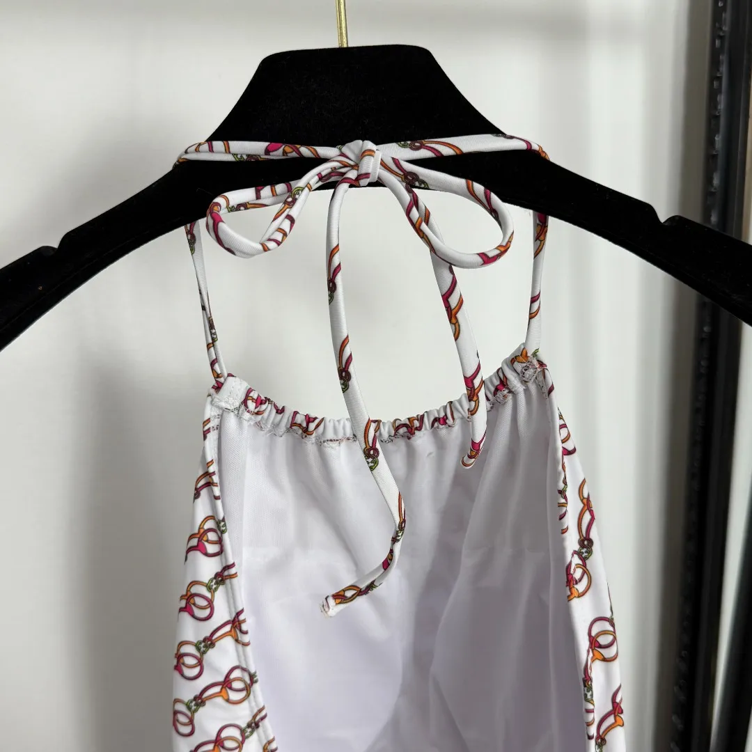 Gucci 新作チェーンプリント連体水着ホワイトブラックS-XL - 画像 (8)