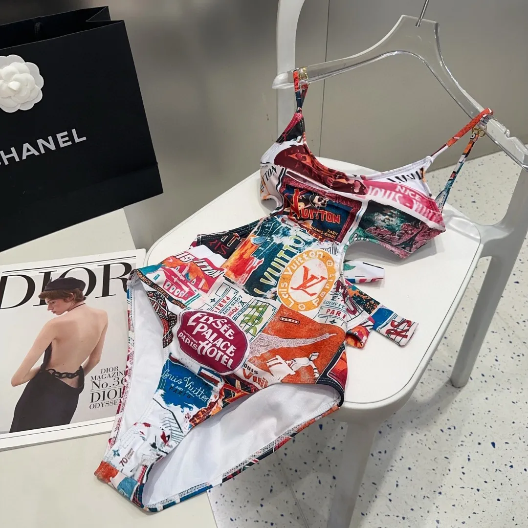 Louis Vuitton カラフルプリントビキニ SML