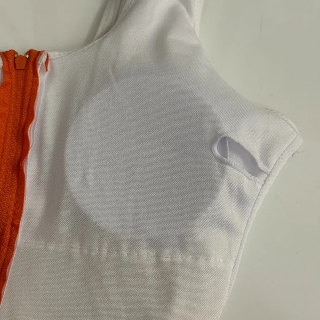 Prada 新款ロゴ刺繍半ジップワンピース水着 白黒 S-XL - 画像 (8)