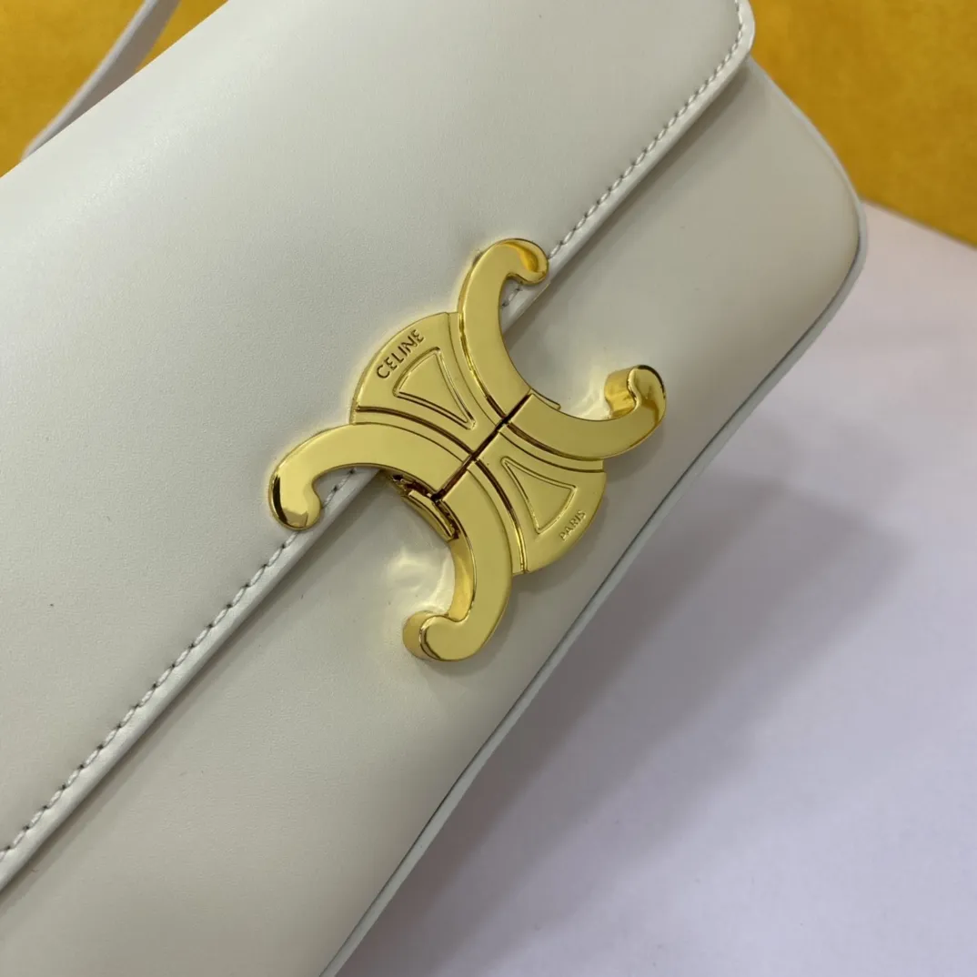 CELINE 2021 LOGO 白 クラシックボックスバッグ - 画像 (5)
