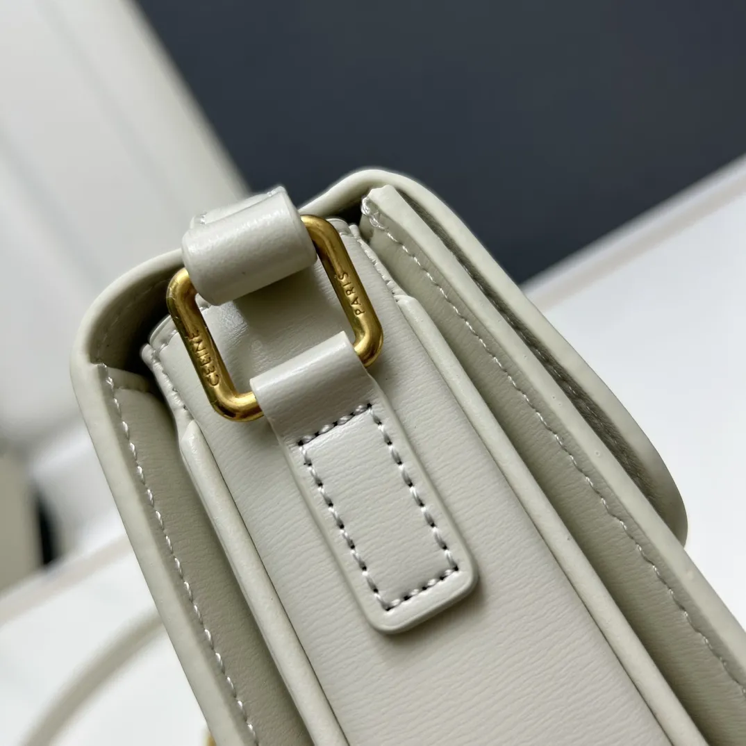 CELINE トリオンフ 小号 白 ショルダーバッグ - 画像 (6)