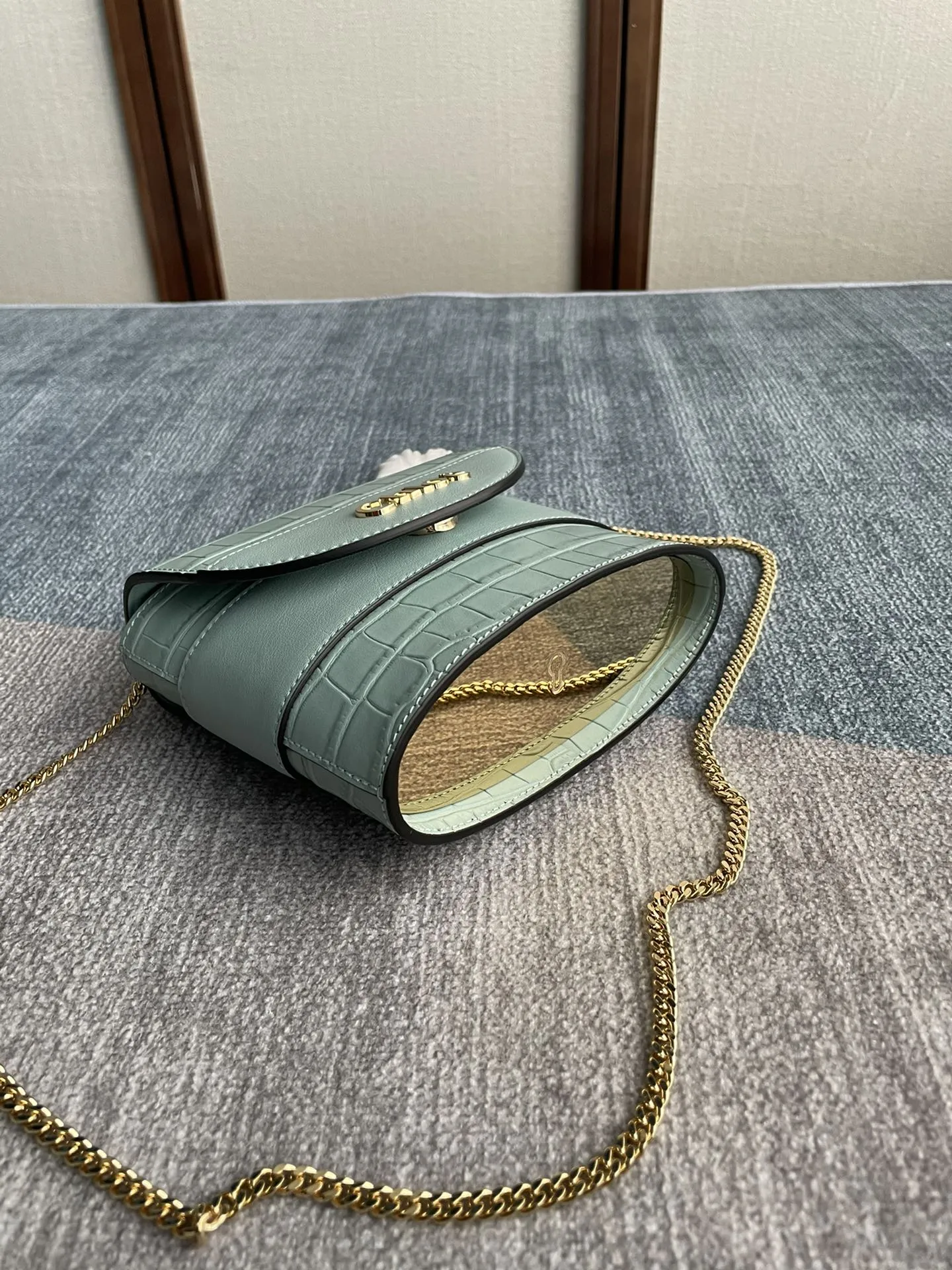 Chloé ABY LOCK ミントグリーン小水桶バッグ - 画像 (6)