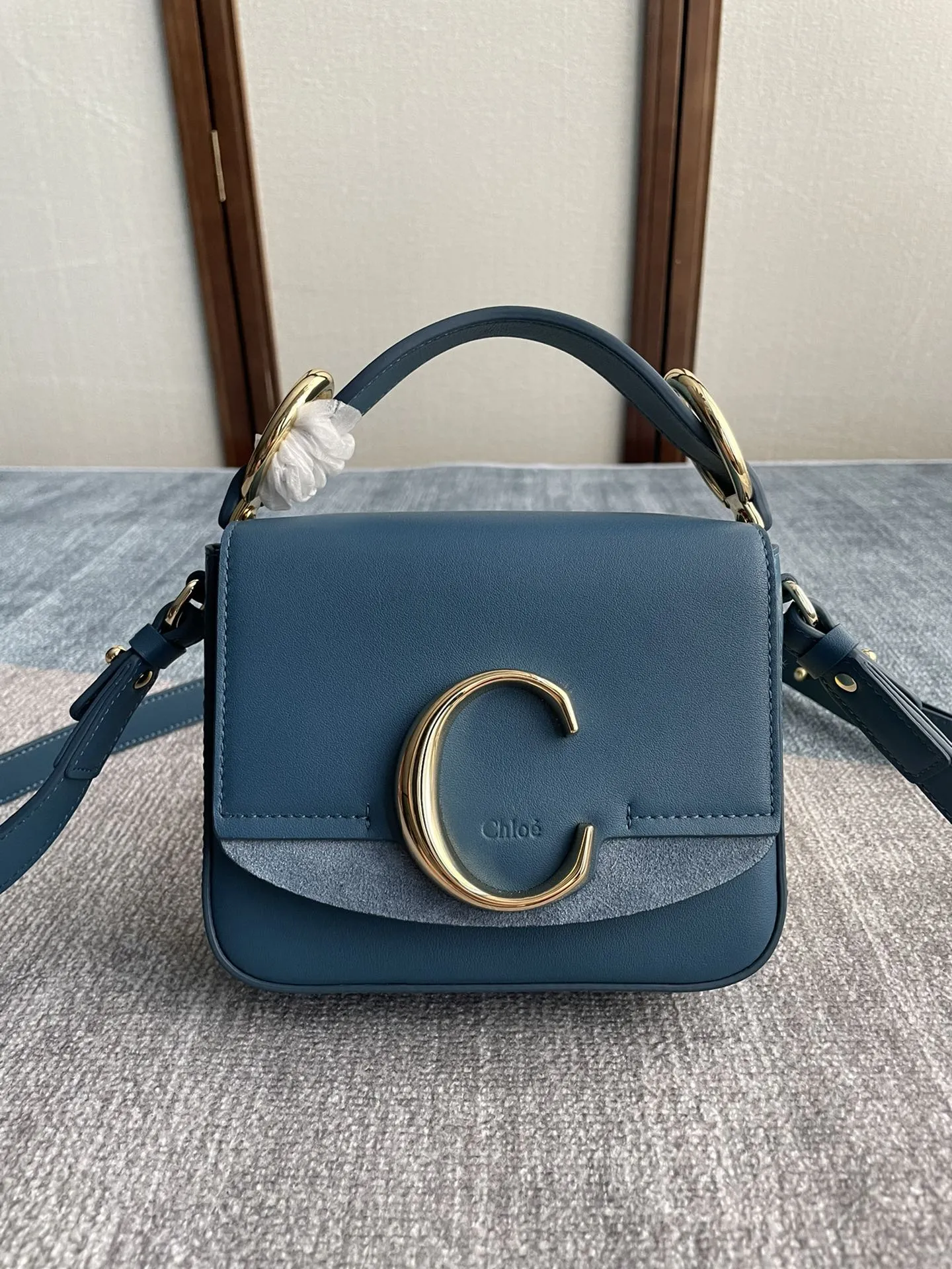 Chloé C Bag ブルー 斜めがけバッグ