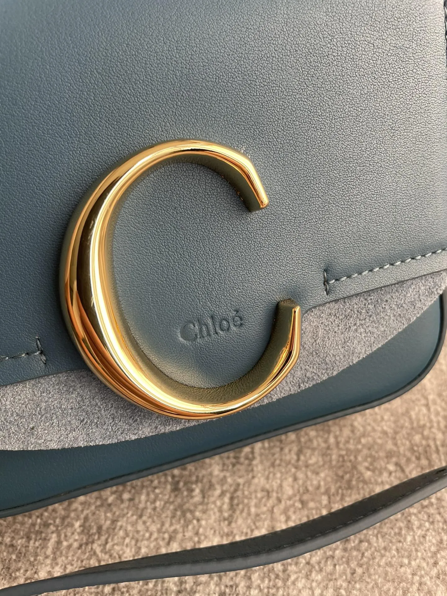 Chloé C Bag ブルー 斜めがけバッグ - 画像 (7)