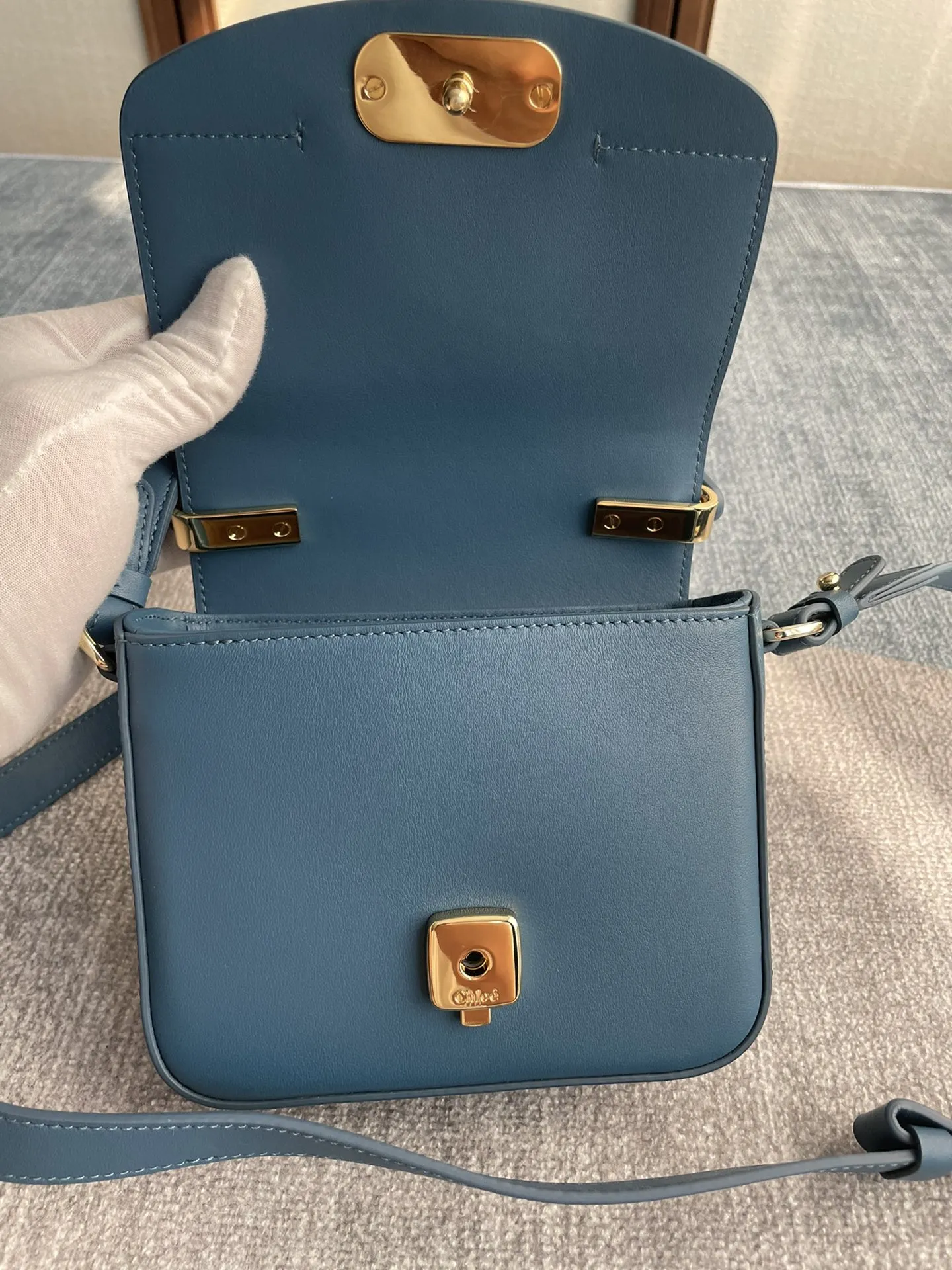 Chloé C Bag ブルー 斜めがけバッグ - 画像 (8)
