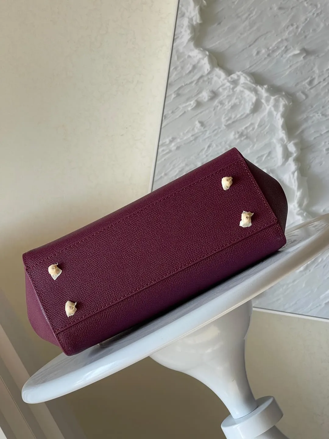 Dolce&Gabbana バーガンディレザーバッグ - 画像 (8)