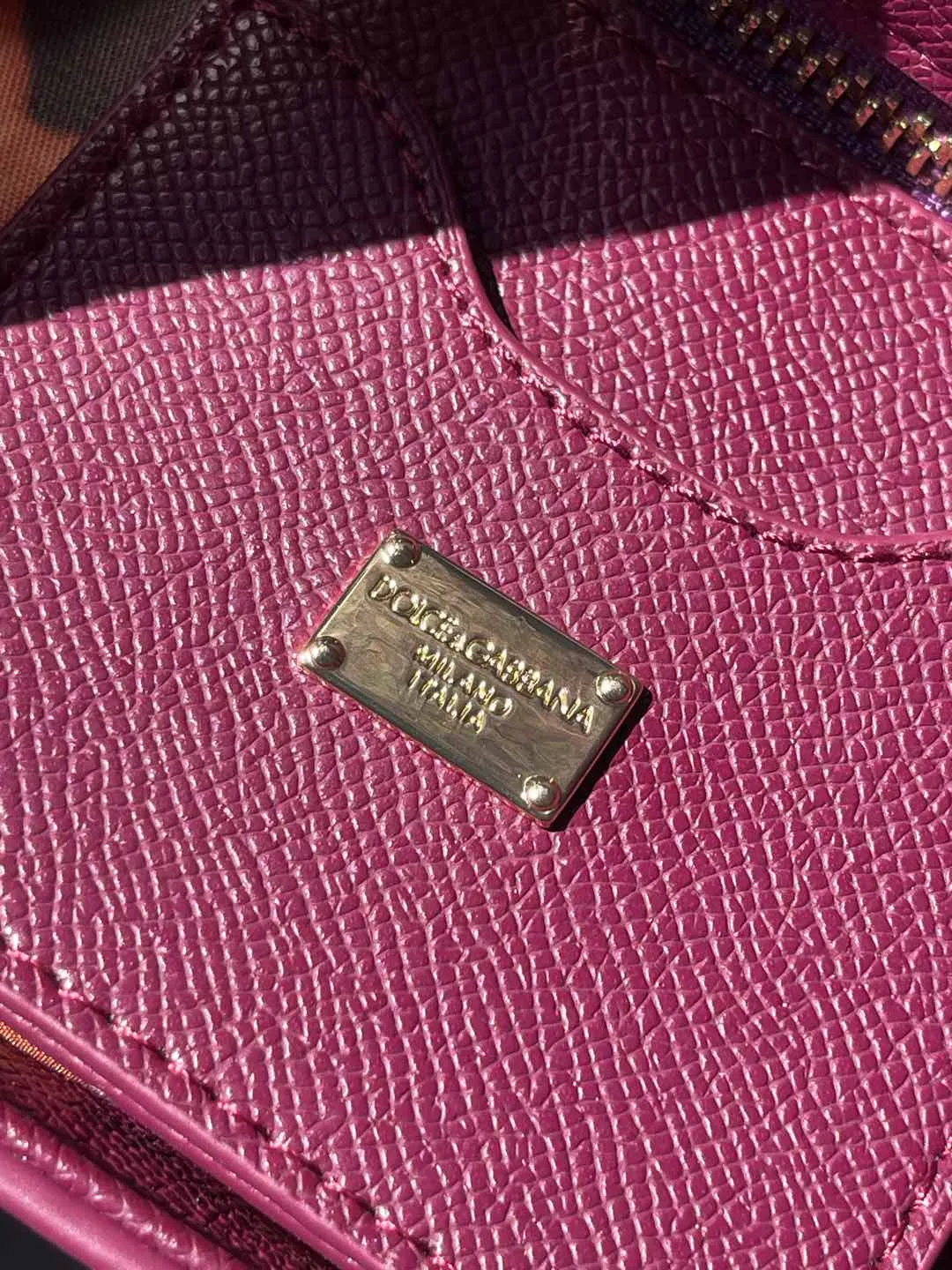 Dolce&Gabbana バーガンディレザーバッグ - 画像 (10)