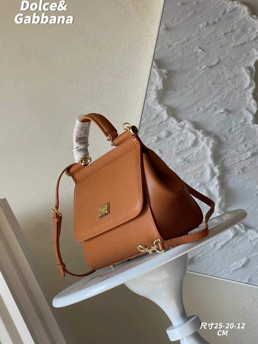 Dolce&Gabbana 2021新款 茶色 ショルダーバッグ - 画像 (3)