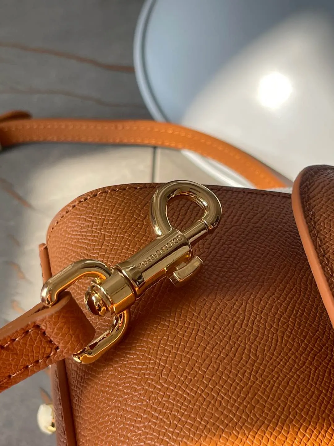 Dolce&Gabbana 2021新款 茶色 ショルダーバッグ - 画像 (6)