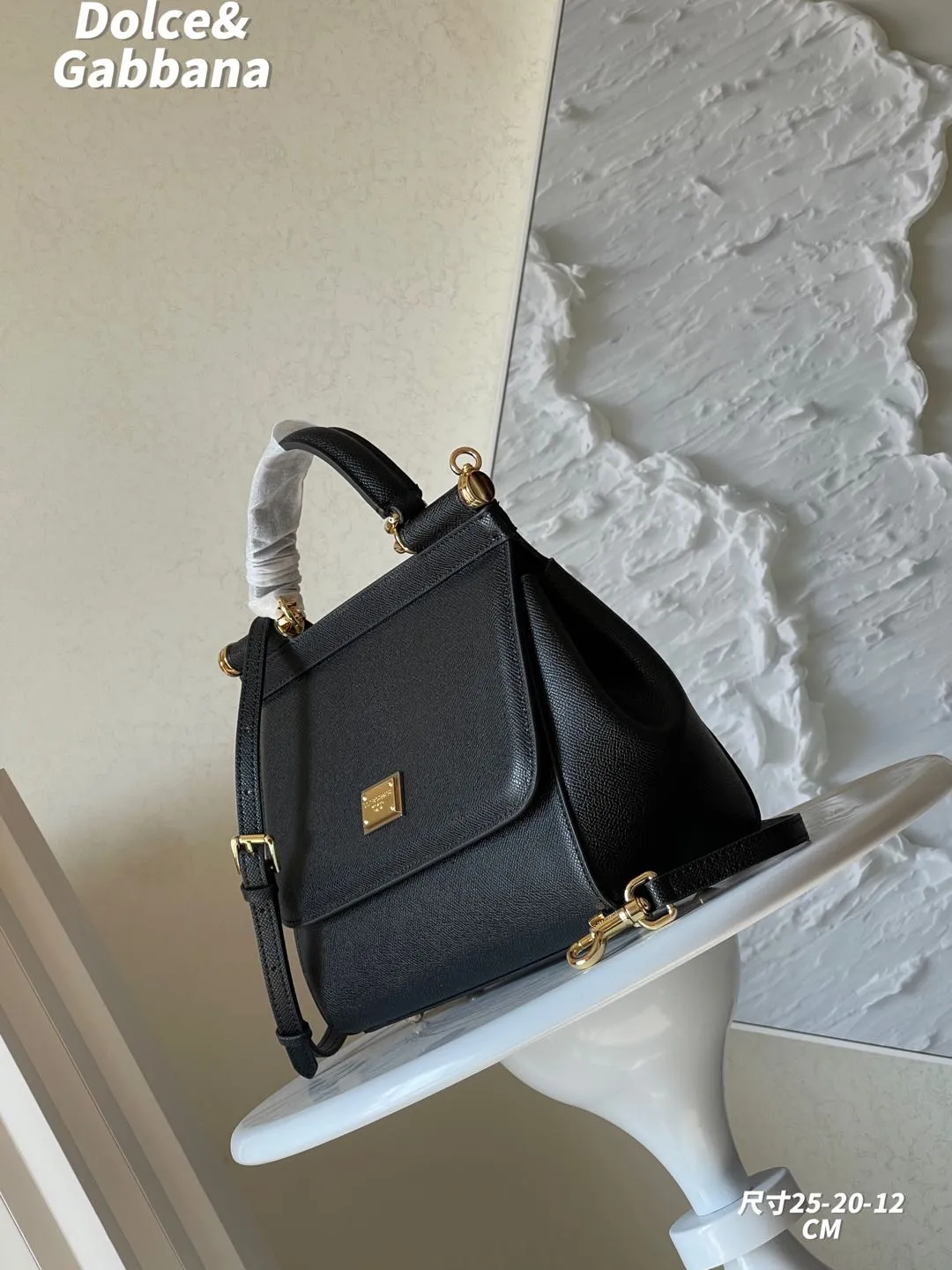 Dolce&Gabbana 2021新款黑色ショルダーバッグ - 画像 (3)