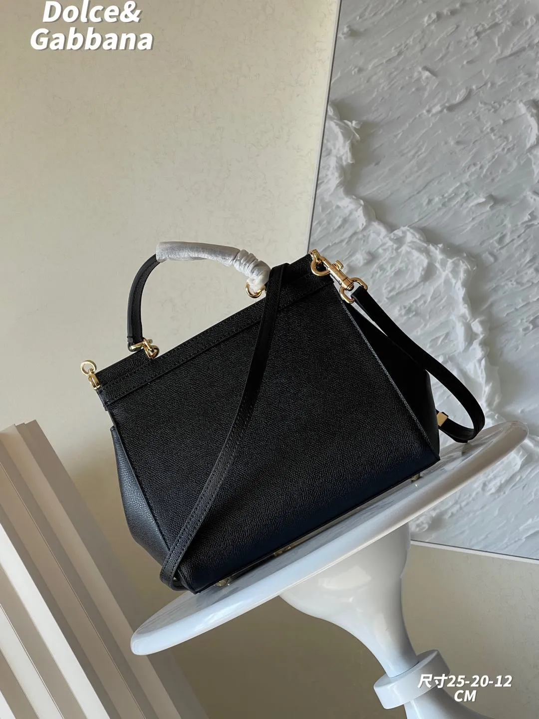 Dolce&Gabbana 2021新款黑色ショルダーバッグ - 画像 (4)