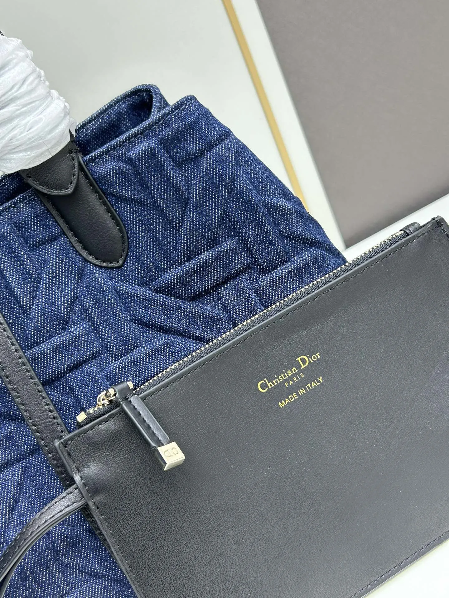 Christian Dior ブルーミニボストンバッグ - 画像 (7)