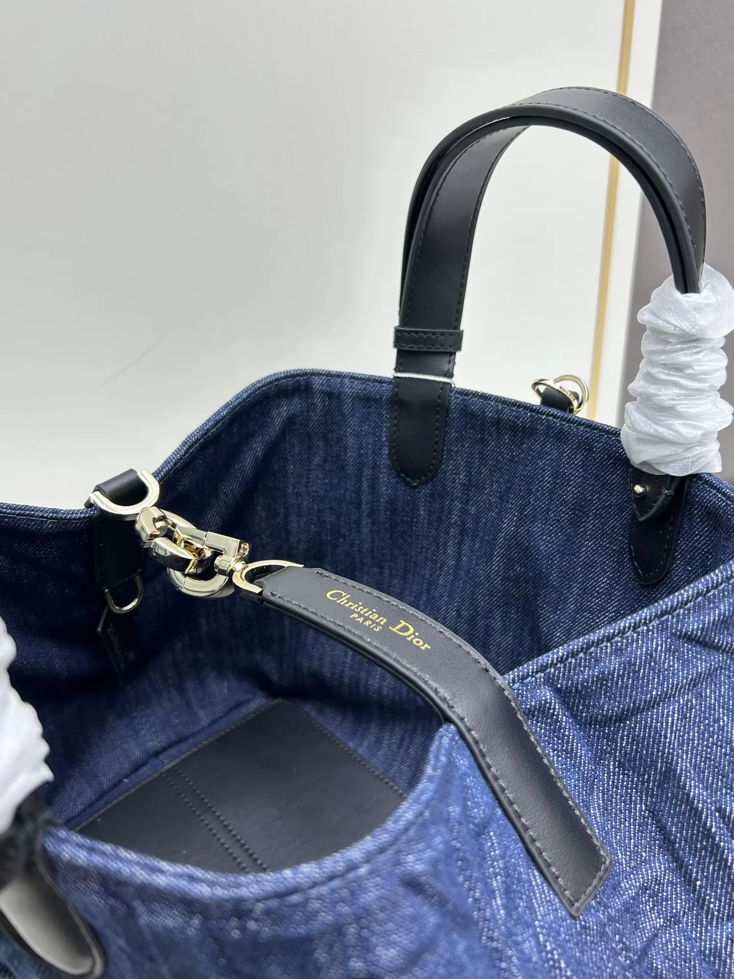 Christian Dior ブルーミニボストンバッグ - 画像 (8)