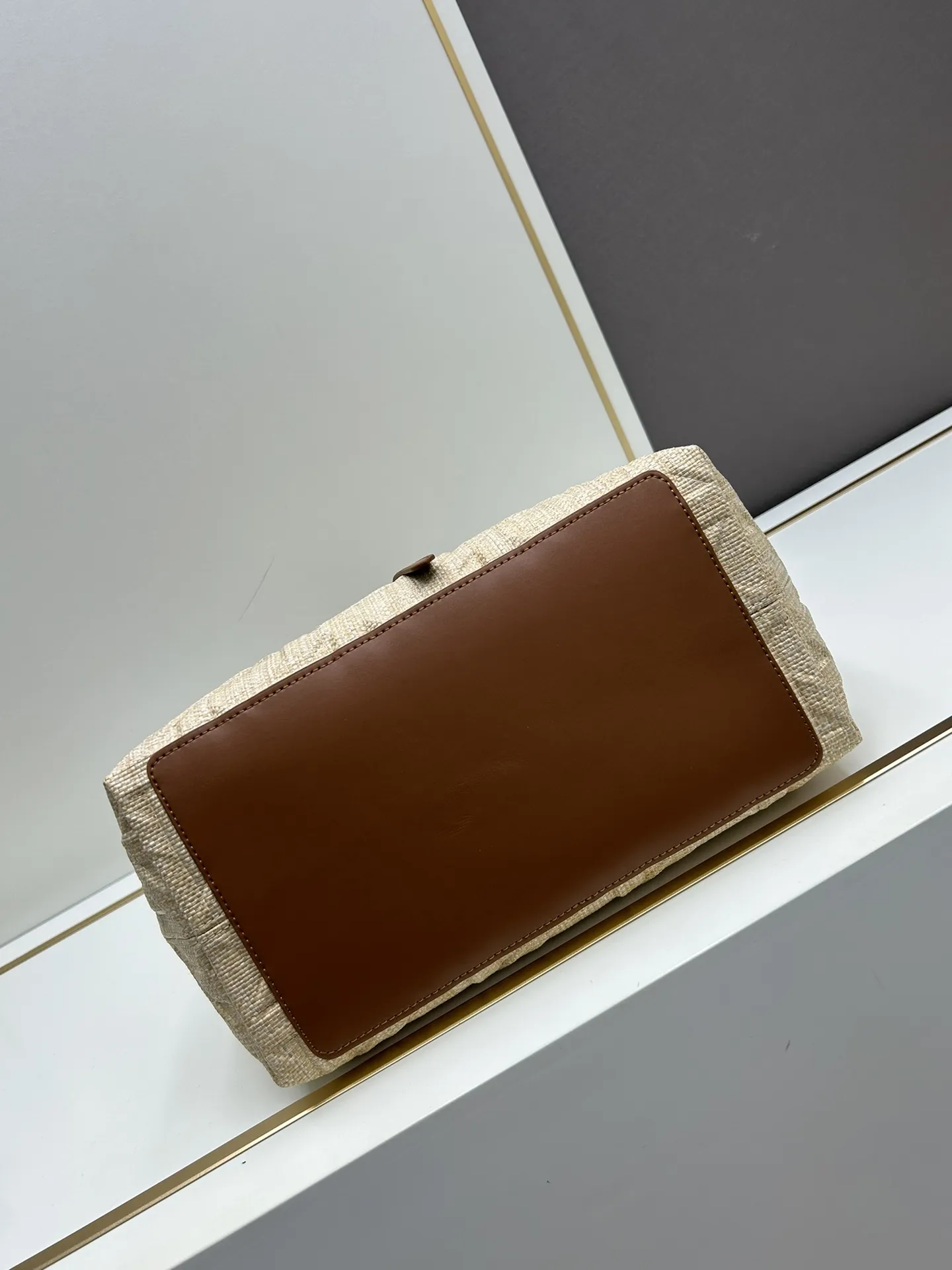 Christian Dior クリーム色 ボストンバッグミニ - 画像 (6)