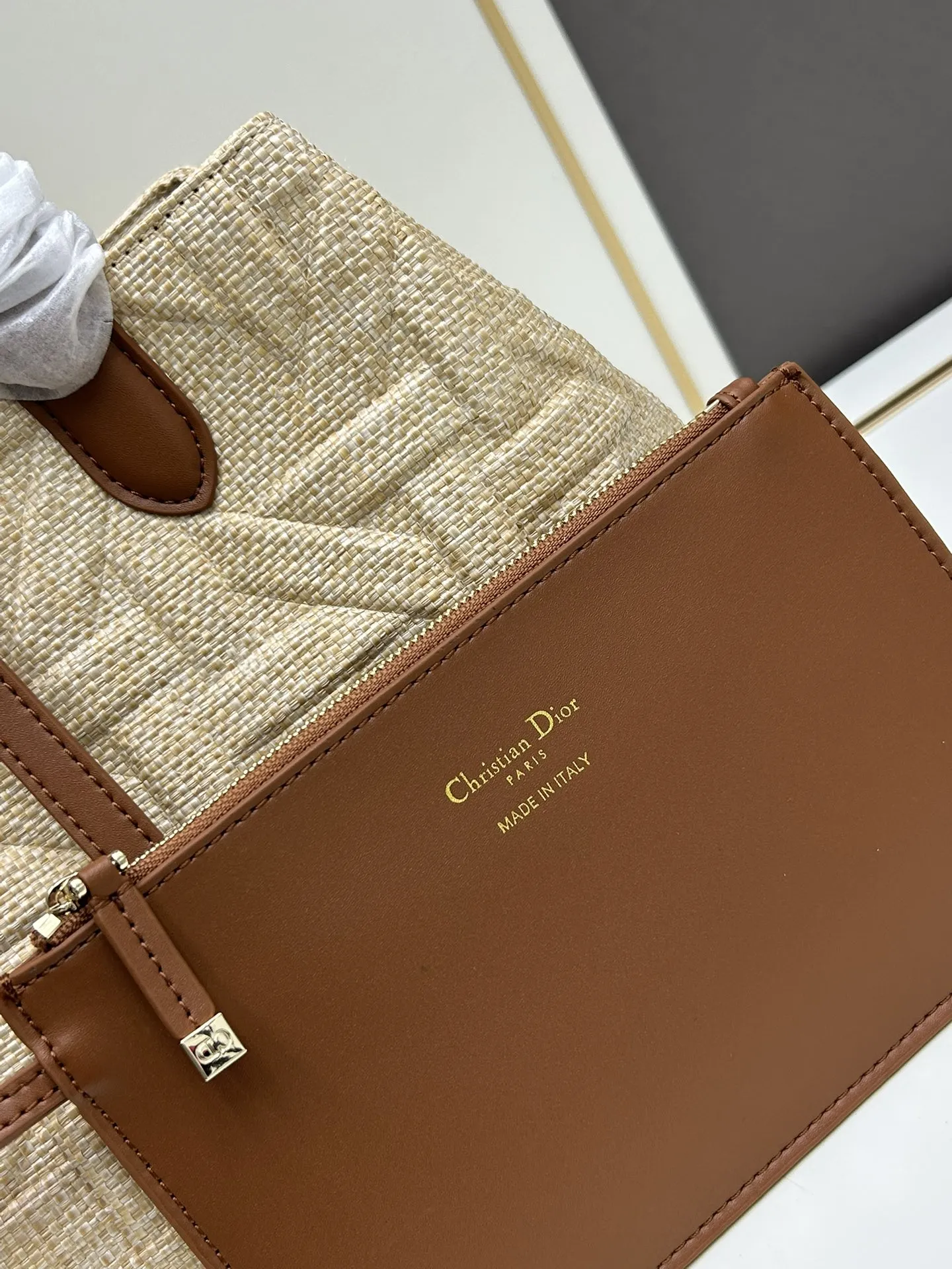 Christian Dior クリーム色 ボストンバッグミニ - 画像 (7)