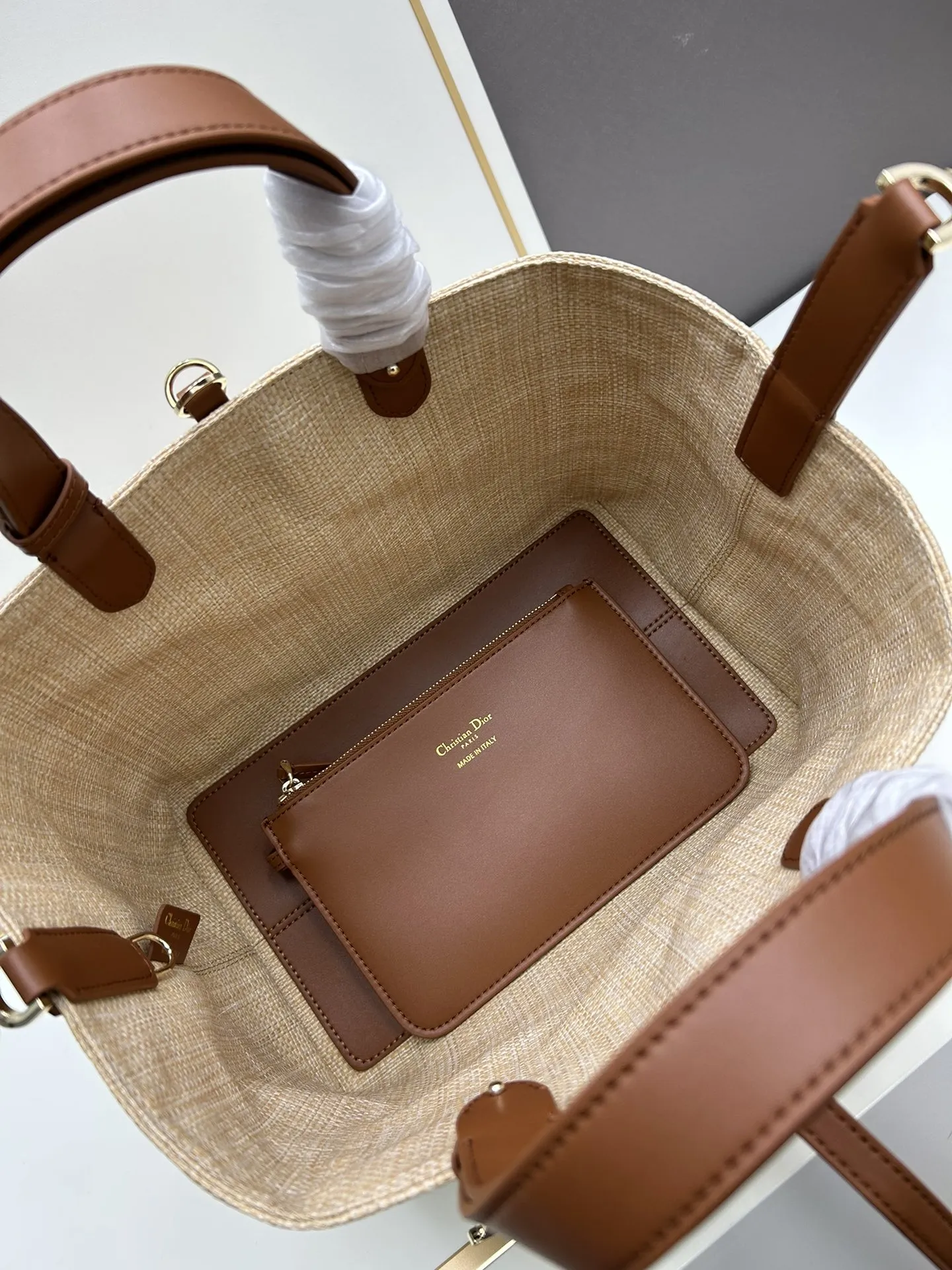 Christian Dior クリーム色 ボストンバッグミニ - 画像 (9)