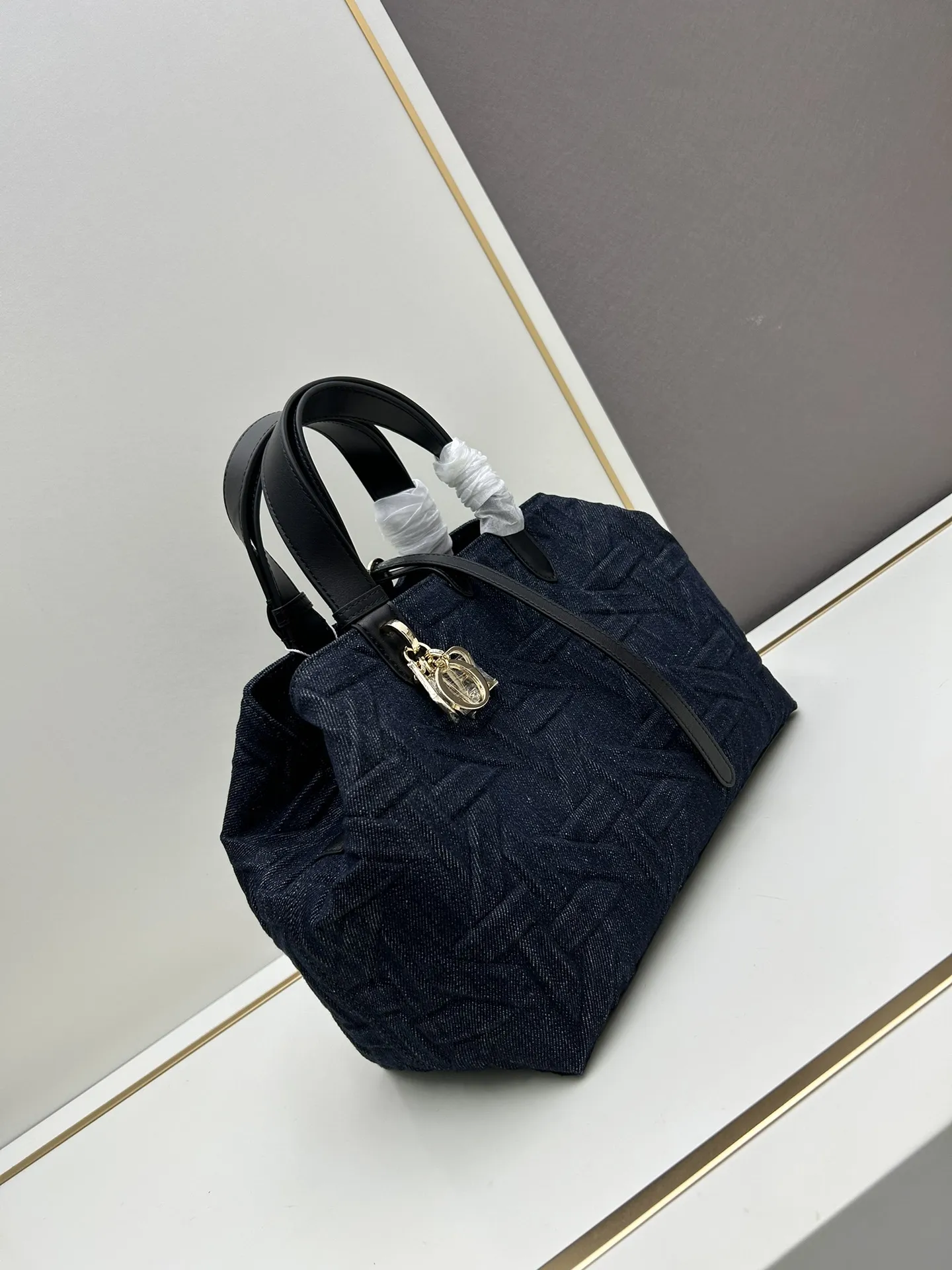 Christian Dior ブラック ボストンバッグ ミニ - 画像 (3)