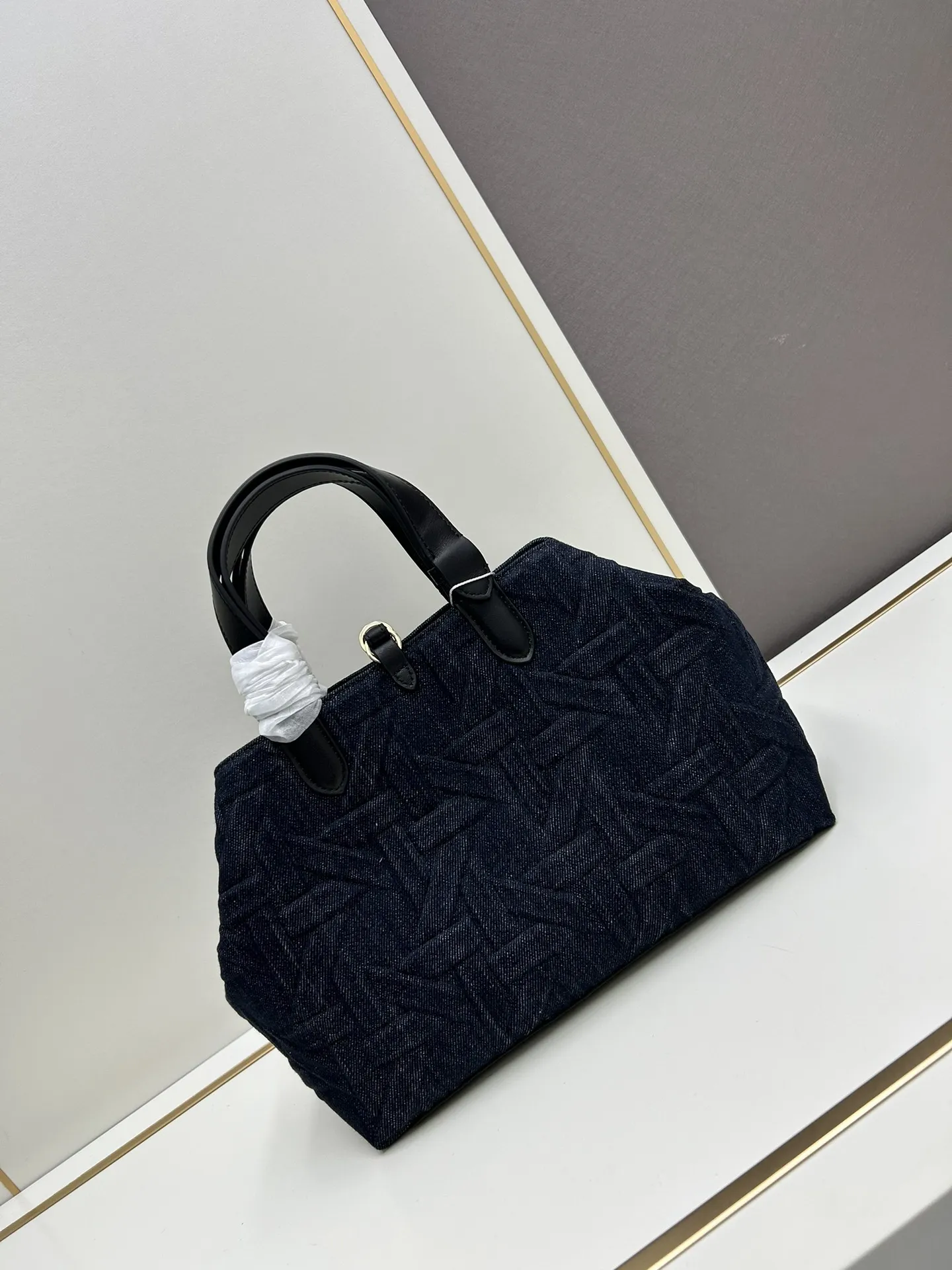 Christian Dior ブラック ボストンバッグ ミニ - 画像 (4)