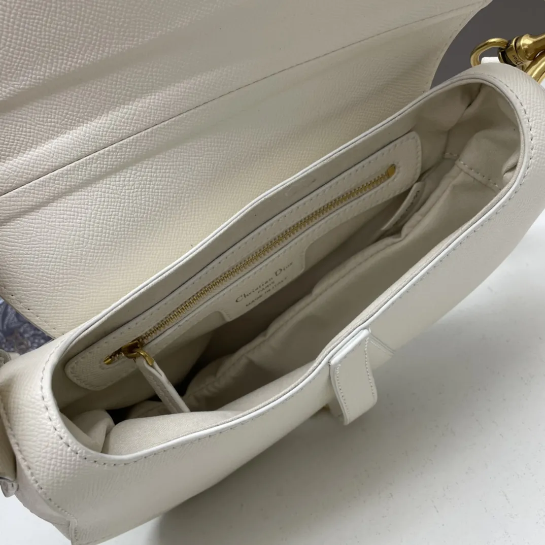 Diorサドルバッグ ホワイト 細肩帯スタイル - 画像 (8)