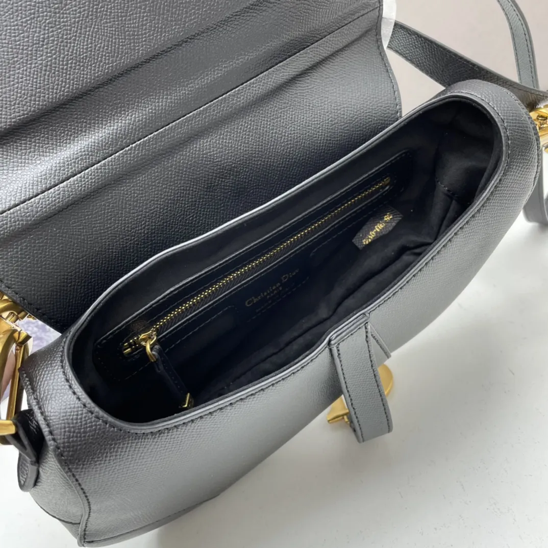 Diorサドルバッグ ブラック 細肩帯スタイル - 画像 (8)