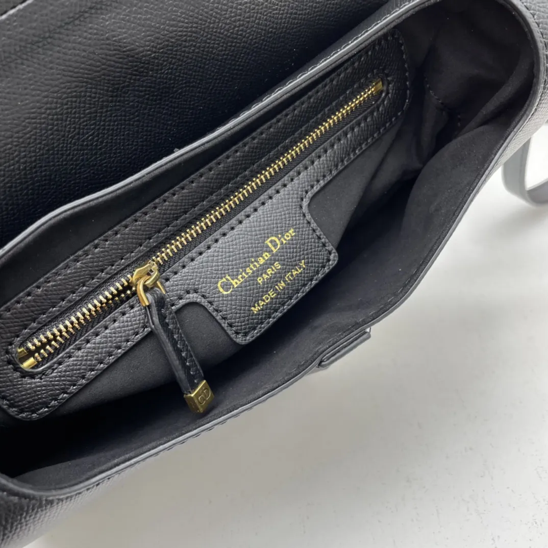 Diorサドルバッグ ブラック 細肩帯スタイル - 画像 (9)
