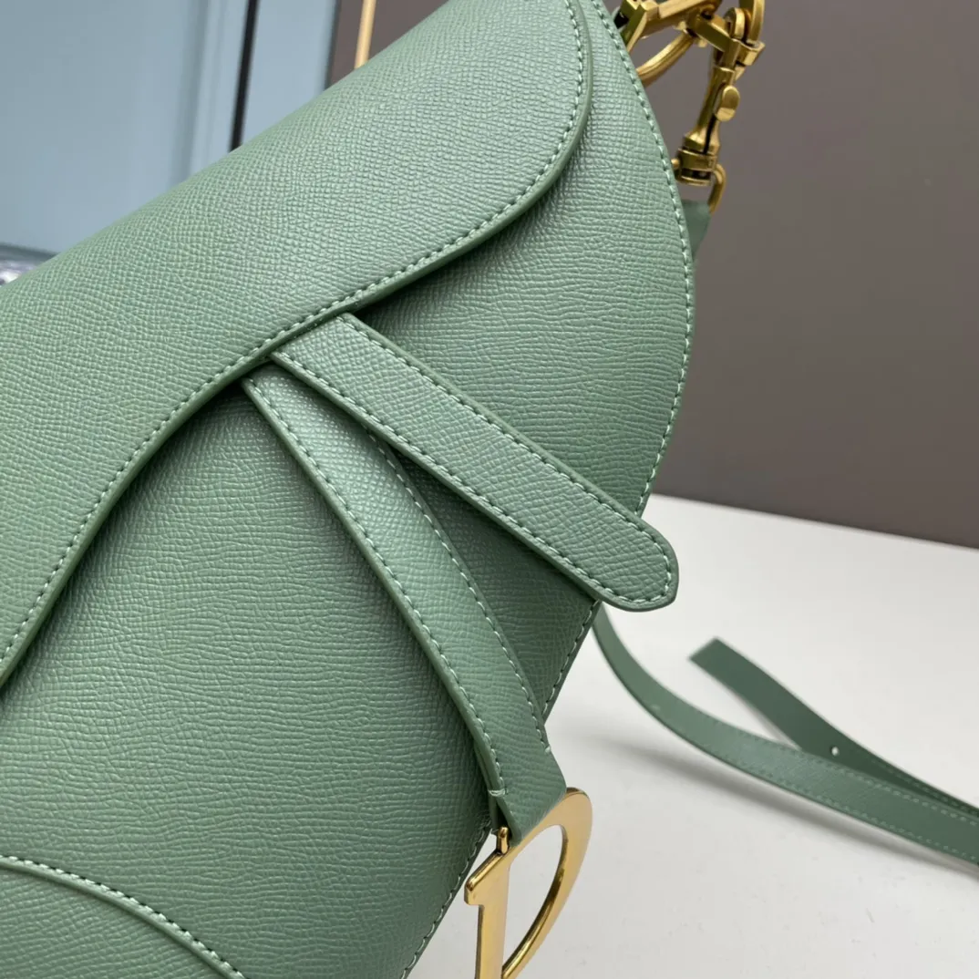 Diorサドルバッグ グリーン 細肩帯スタイル - 画像 (5)