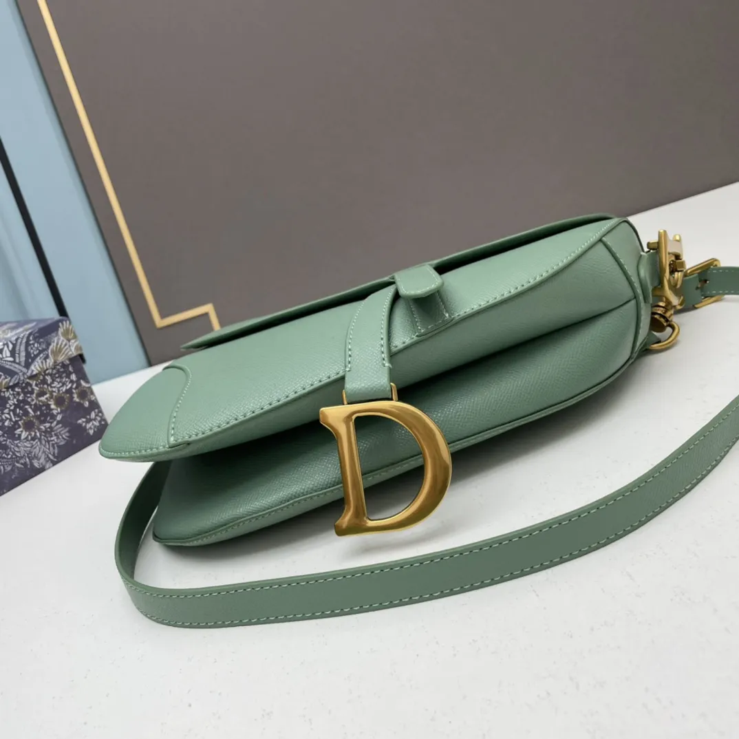 Diorサドルバッグ グリーン 細肩帯スタイル - 画像 (6)