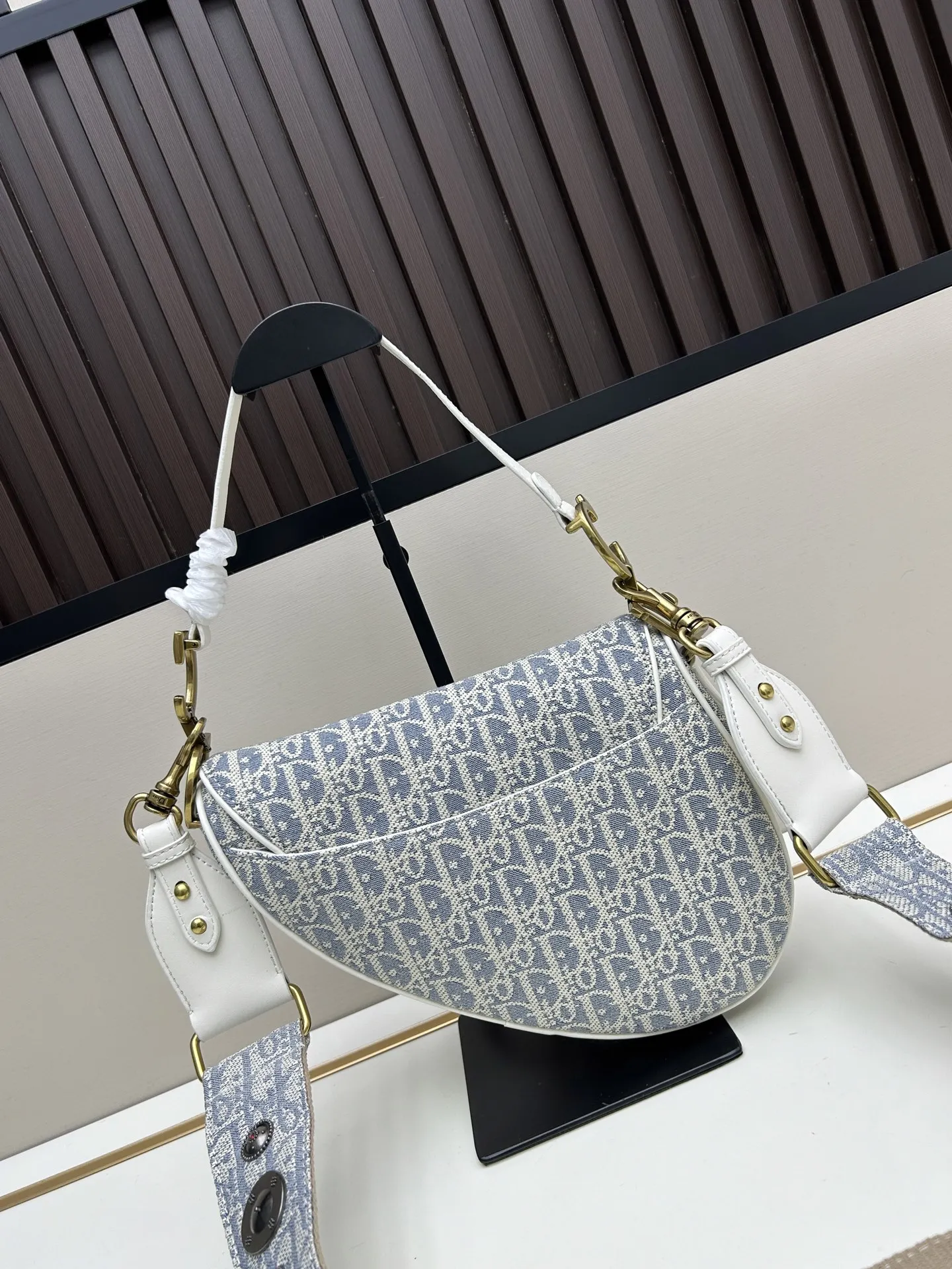 Christian Dior サドルバッグ グレー クラシックスタイル - 画像 (3)