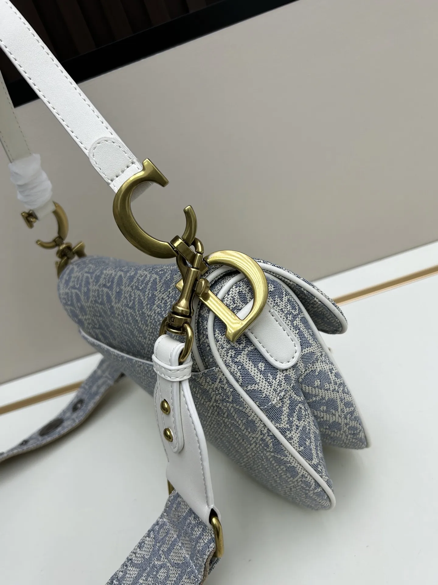 Christian Dior サドルバッグ グレー クラシックスタイル - 画像 (4)