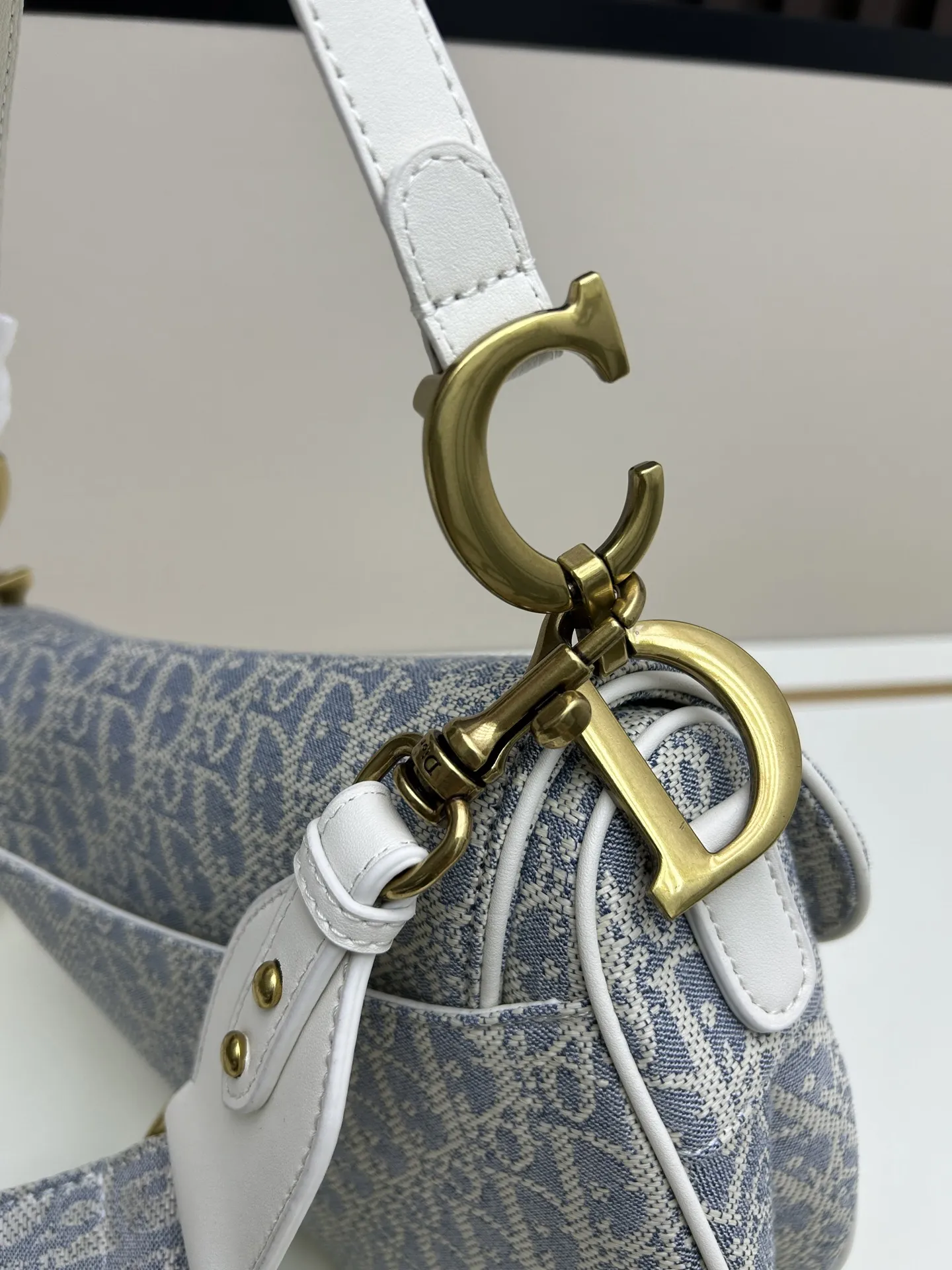 Christian Dior サドルバッグ グレー クラシックスタイル - 画像 (7)