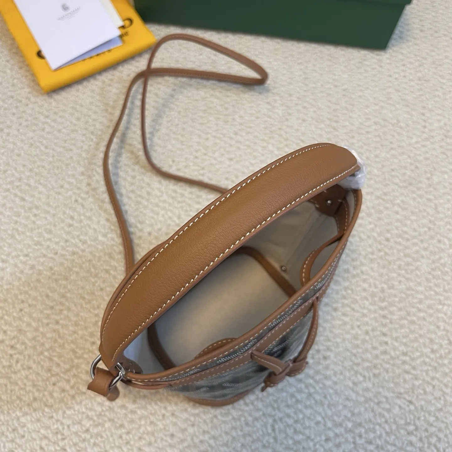 Goyard Petit Flot ブラウンミニバケットバッグ - 画像 (8)