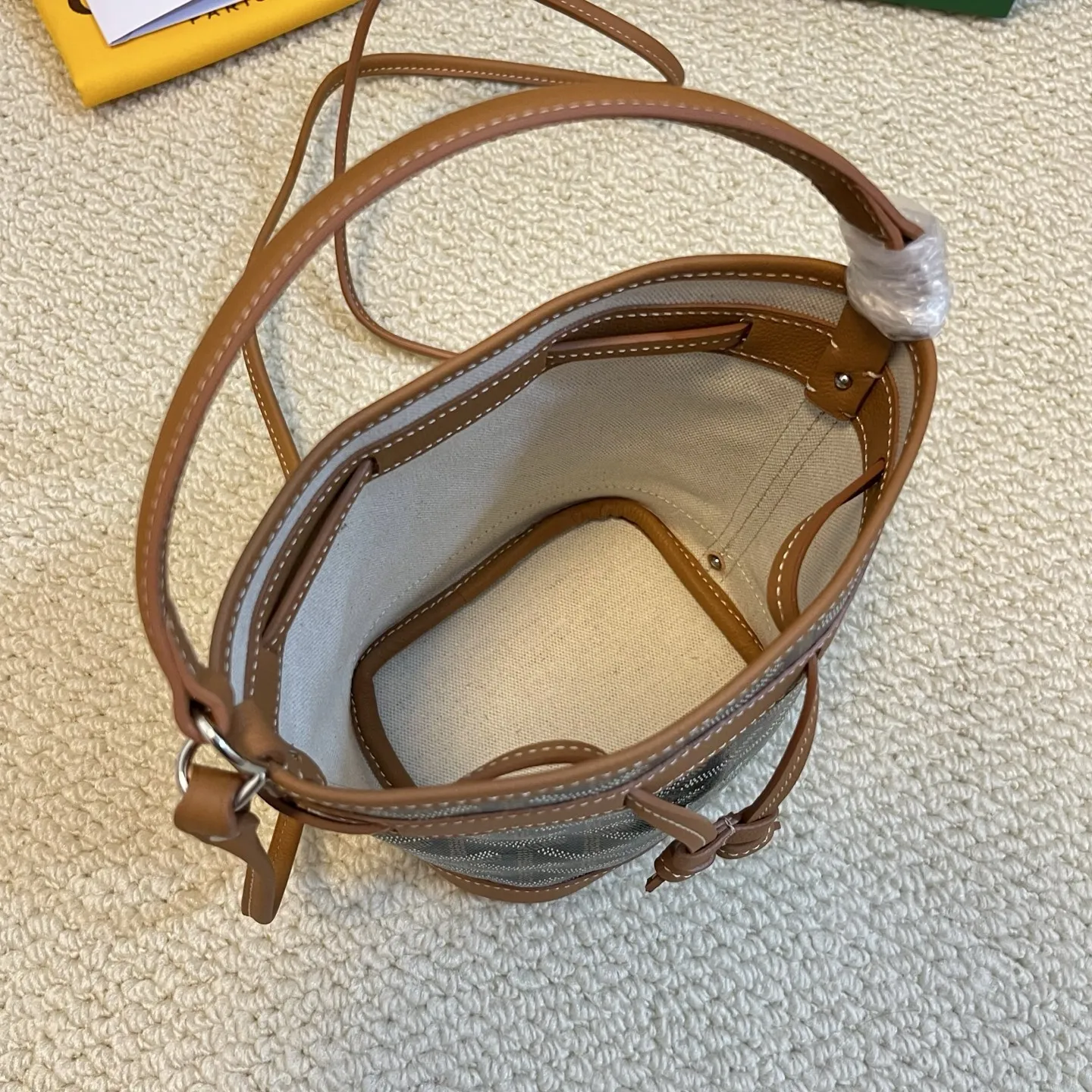 Goyard Petit Flot ブラウンミニバケットバッグ - 画像 (9)