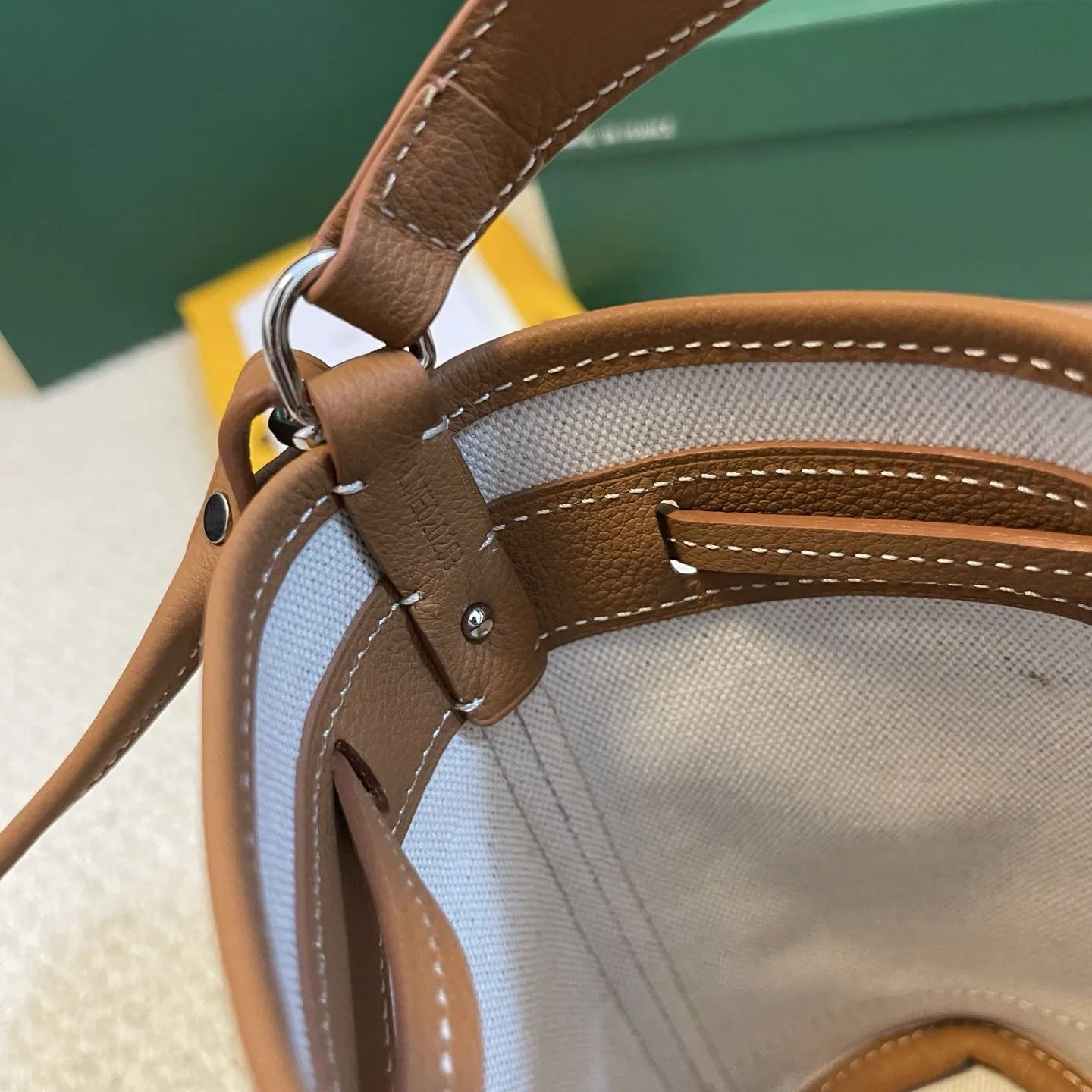 Goyard Petit Flot ブラウンミニバケットバッグ - 画像 (10)