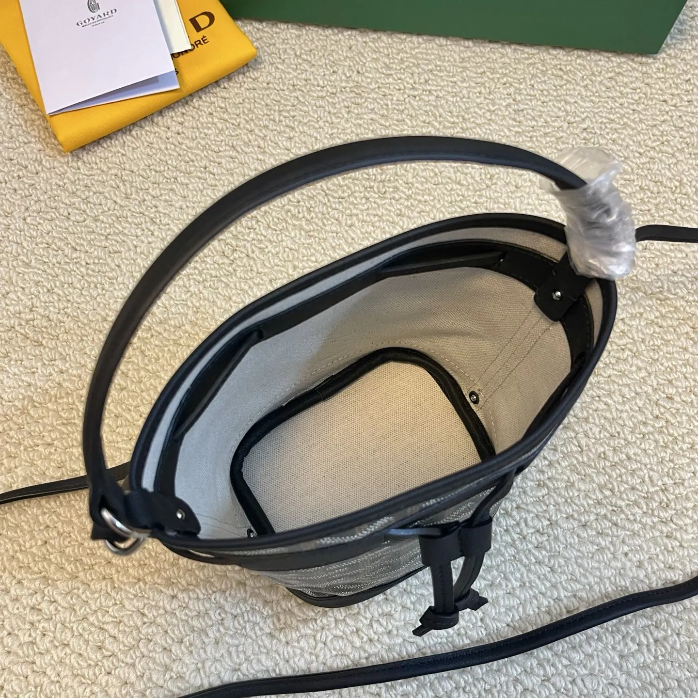 Goyard Petit Flot ブラックミニバケットバッグ - 画像 (9)