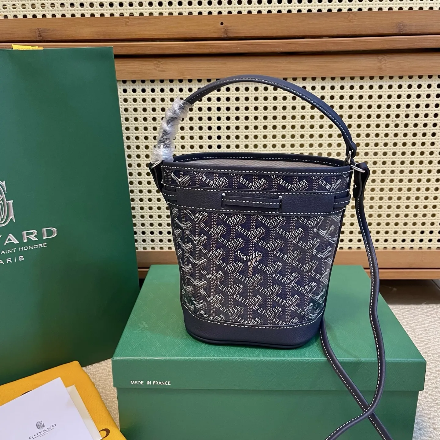 Goyard Petit Flot ミニバケットバッグ ブラック - 画像 (4)