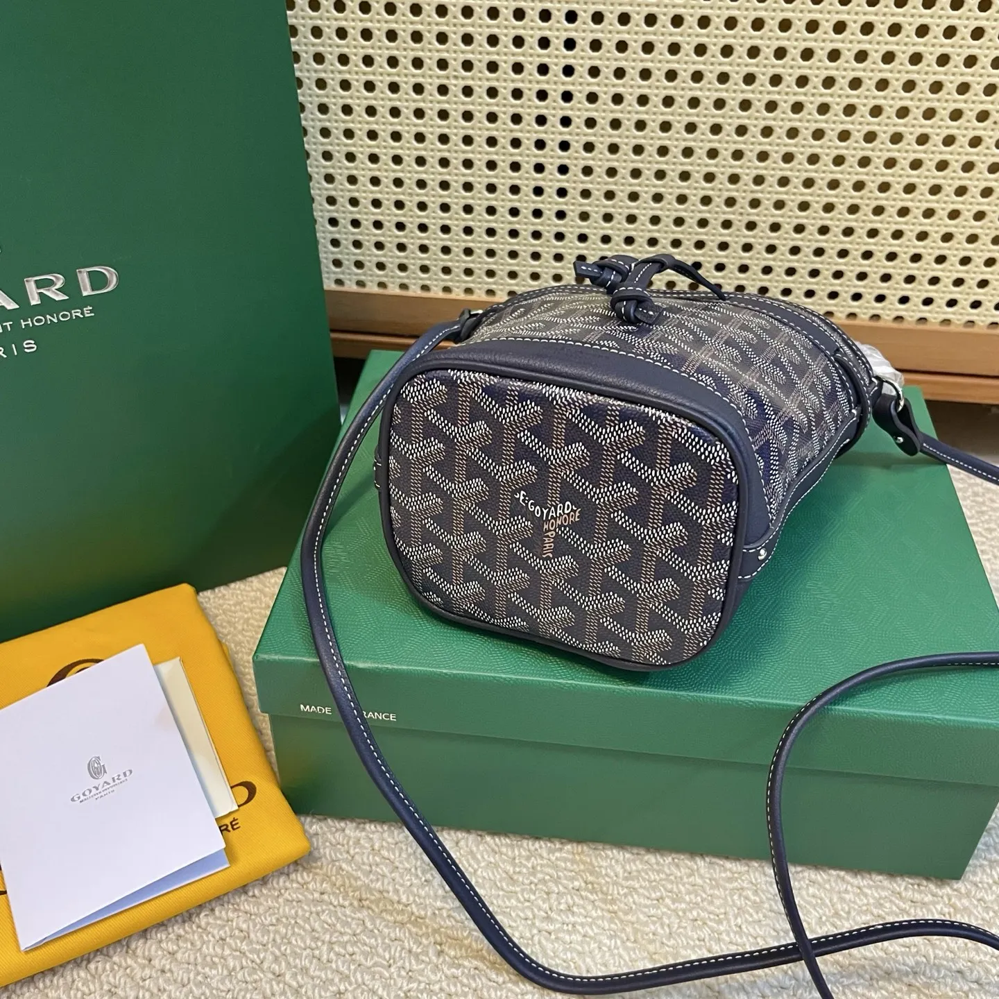Goyard Petit Flot ミニバケットバッグ ブラック - 画像 (5)