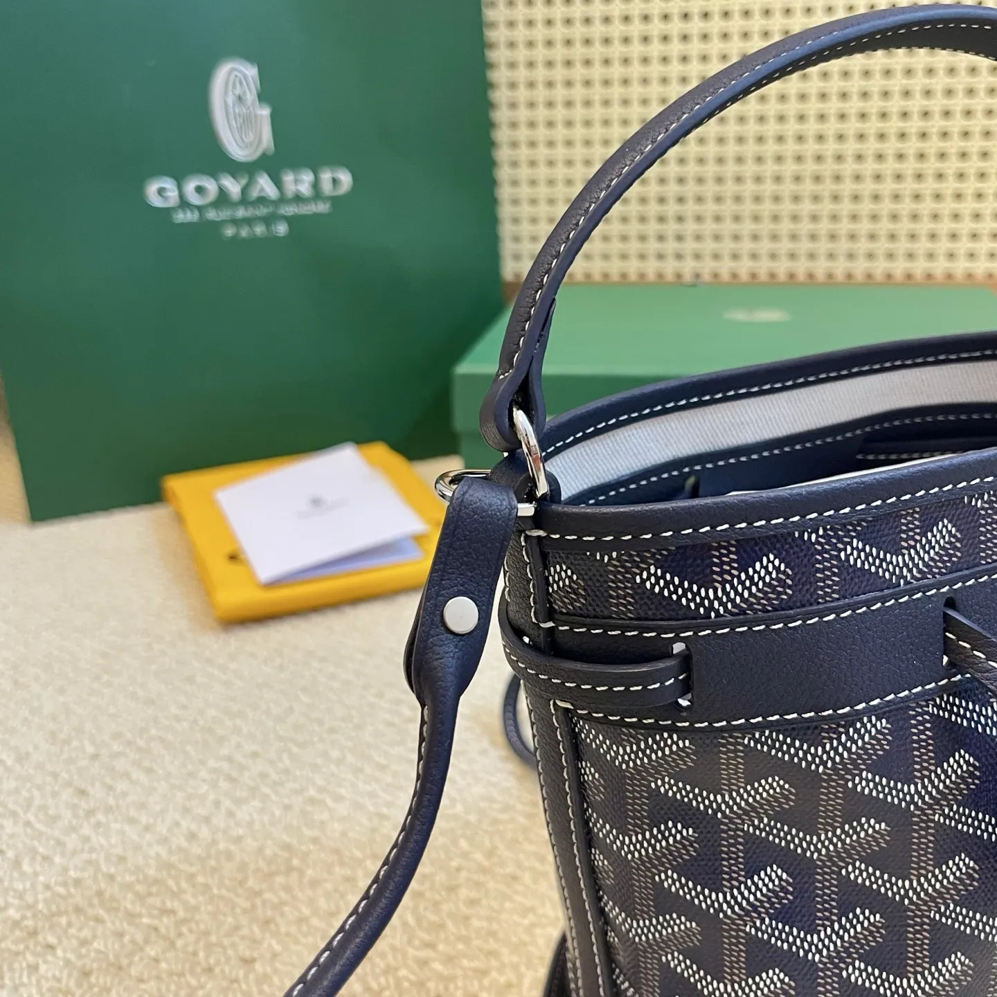 Goyard Petit Flot ミニバケットバッグ ブラック - 画像 (6)
