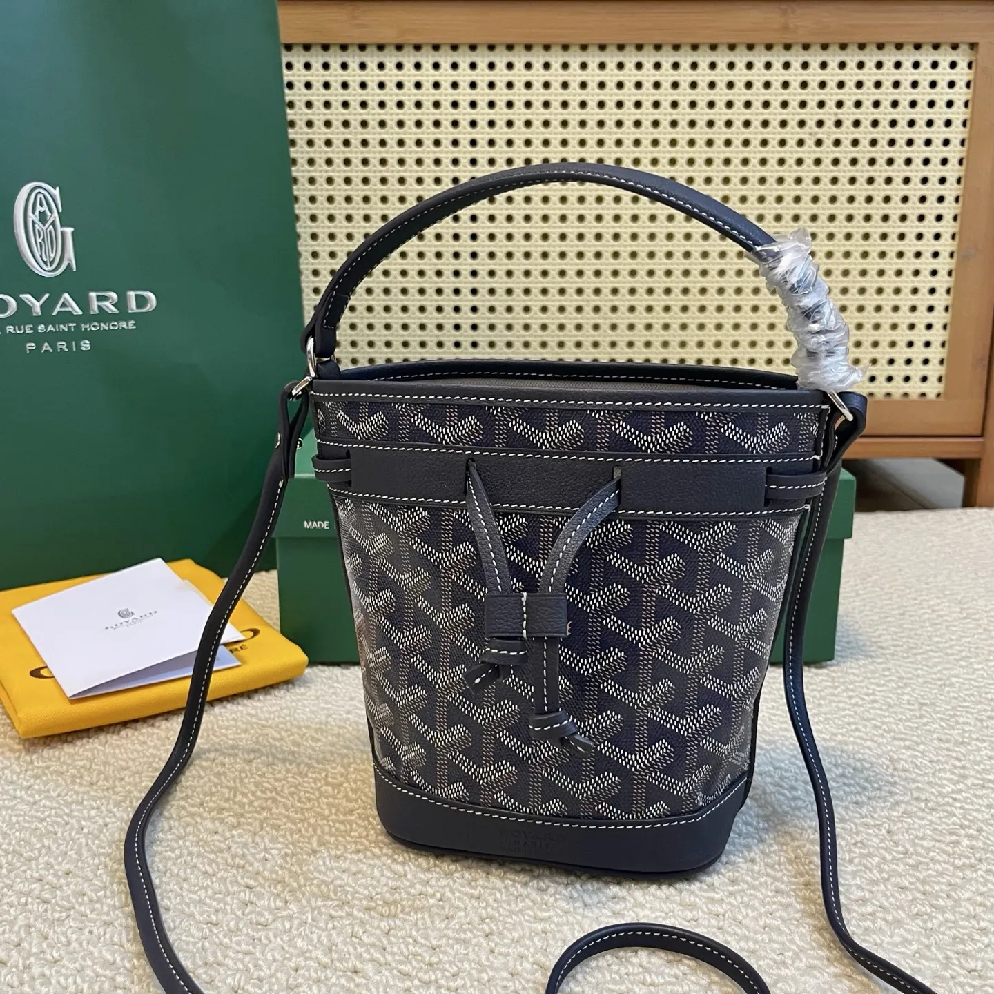 Goyard Petit Flot ミニバケットバッグ ブラック - 画像 (7)