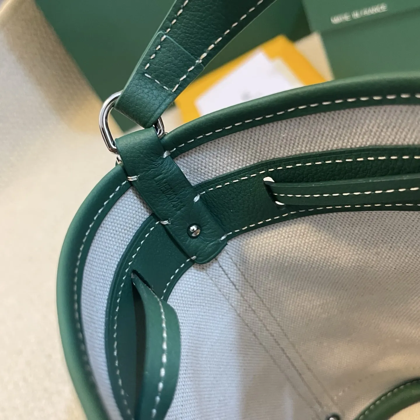 Goyard Petit Flot グリーン ミニバケットバッグ - 画像 (10)