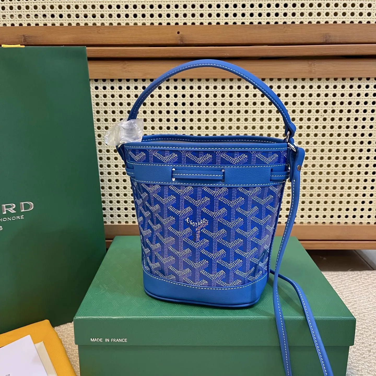 Goyard Petit Flot ブルー ミニバケットバッグ - 画像 (4)