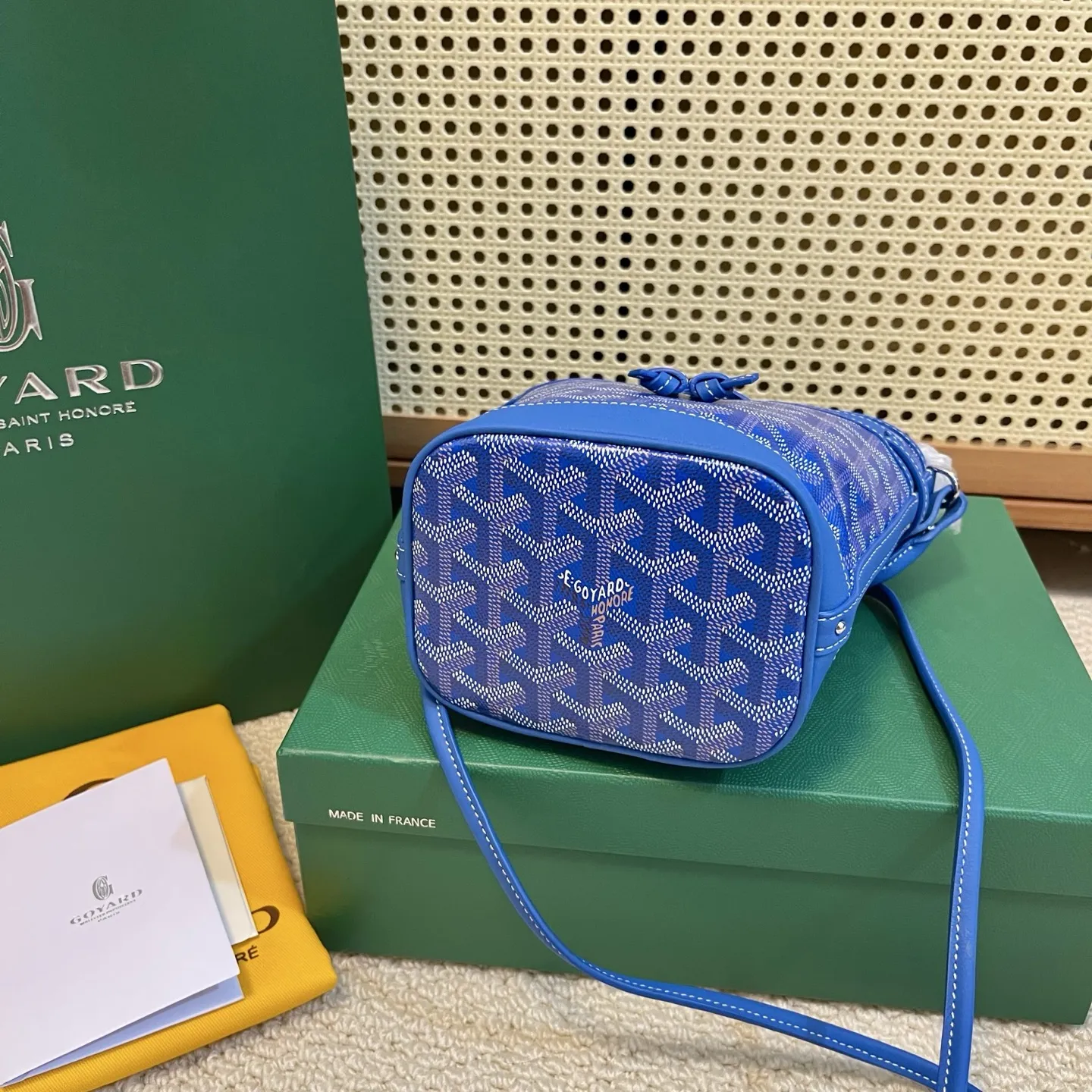 Goyard Petit Flot ブルー ミニバケットバッグ - 画像 (5)